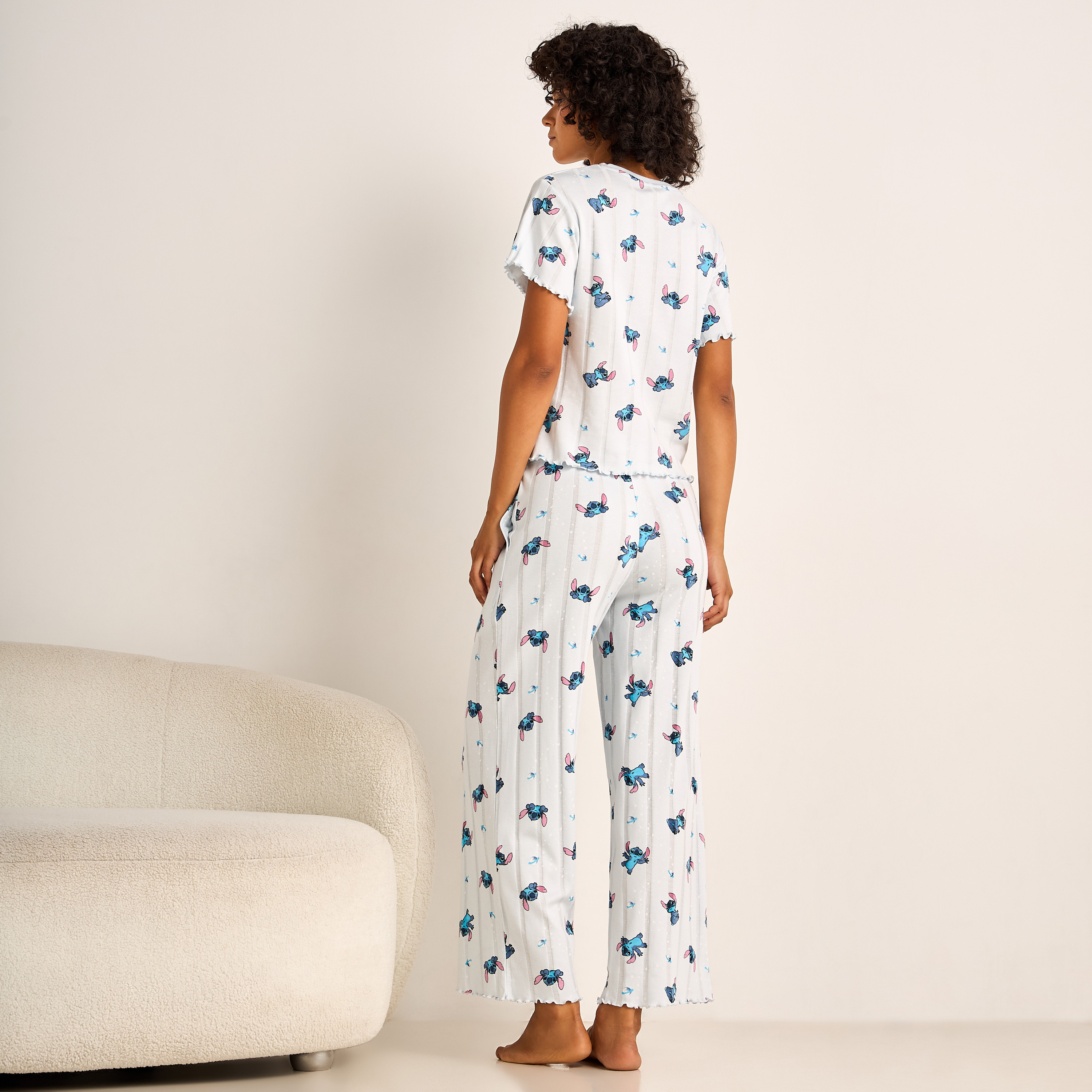 Pyjama Set Top & Trousers-women-clothing-nightwear-pyjamas-longsets-image-4