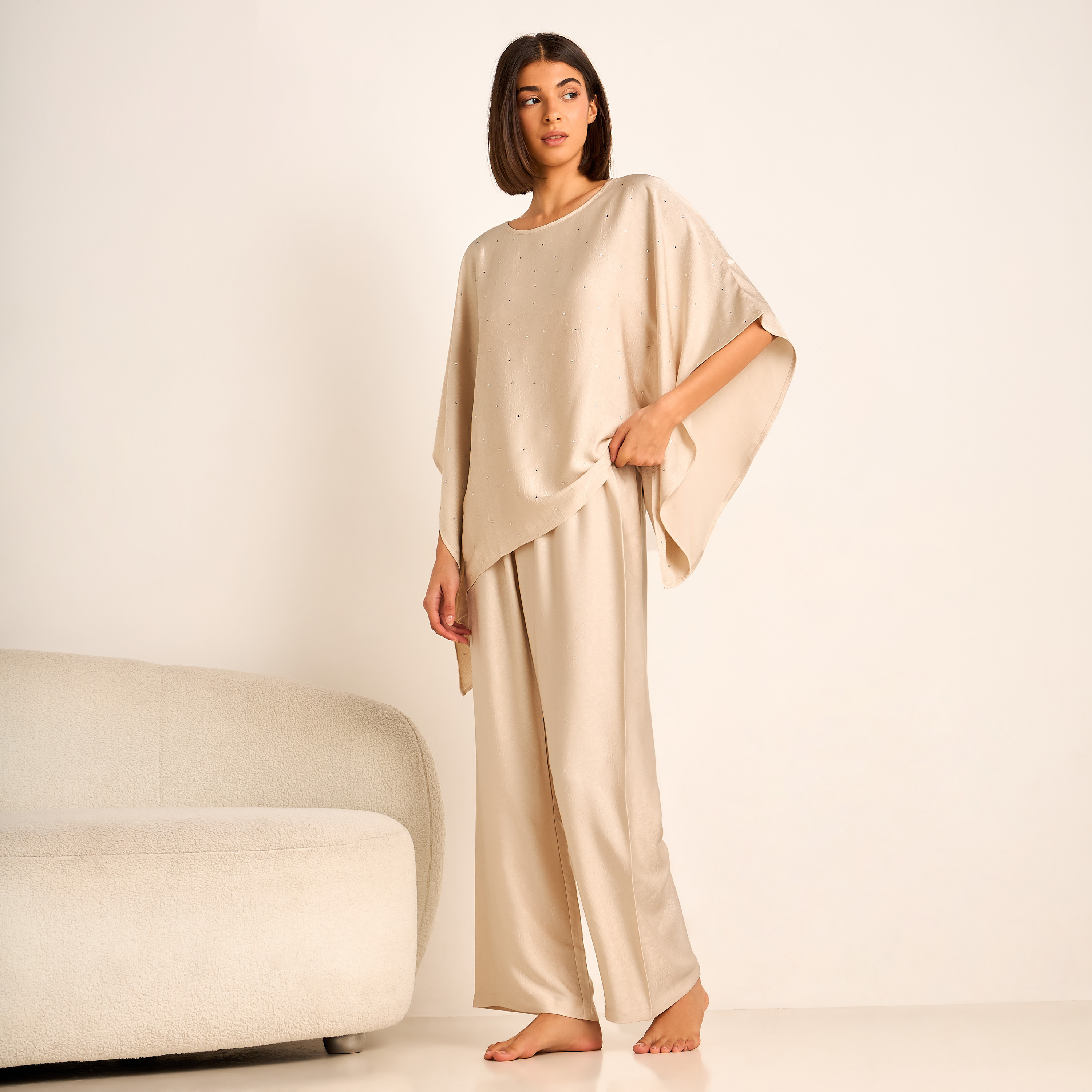 Pyjama Set Kaftan Top and Pants-women-clothing-nightwear-pyjamas-longsets-image-1