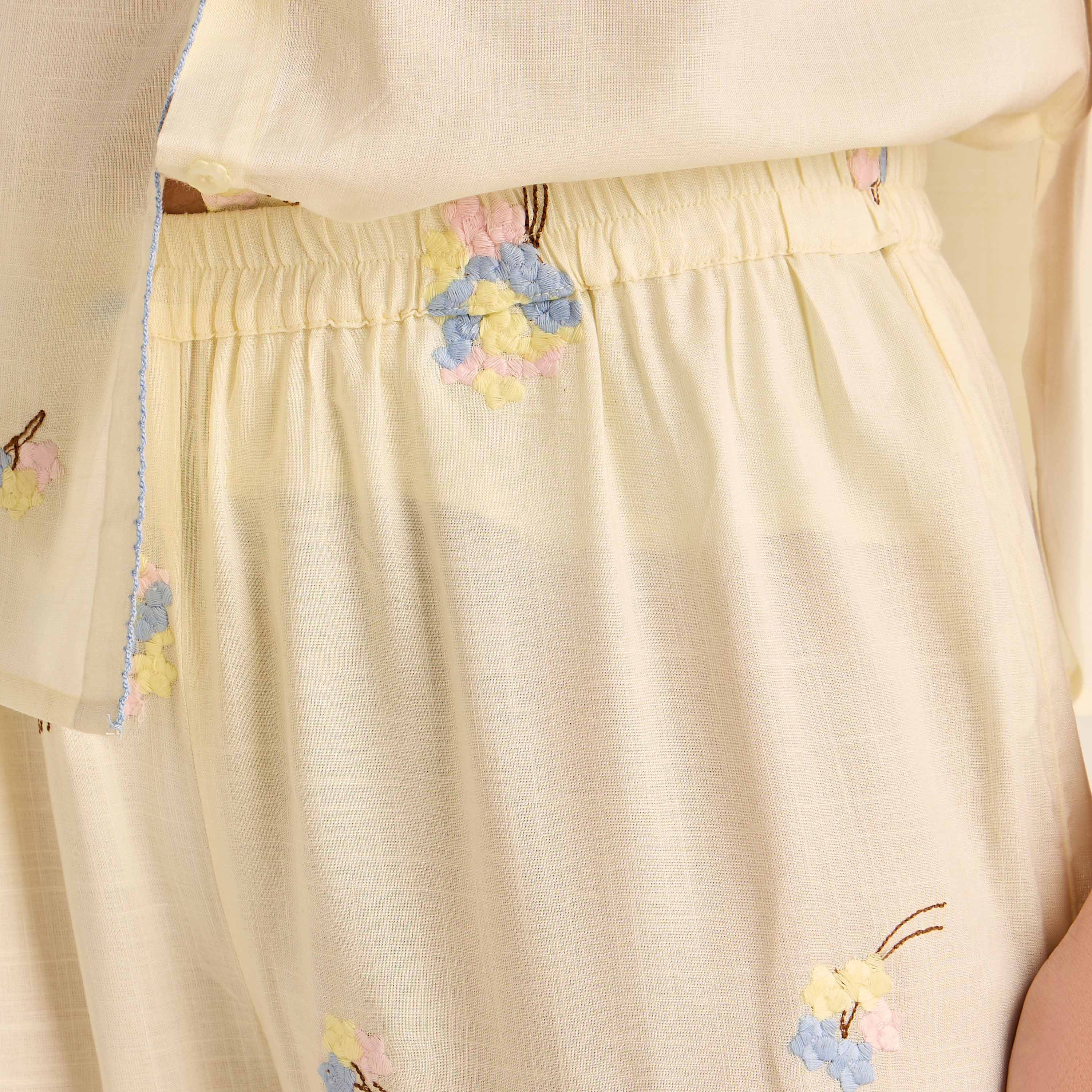 Pyjama Set Button-Down Shirt & Trousers-women-clothing-nightwear-pyjamas-longsets-image-6