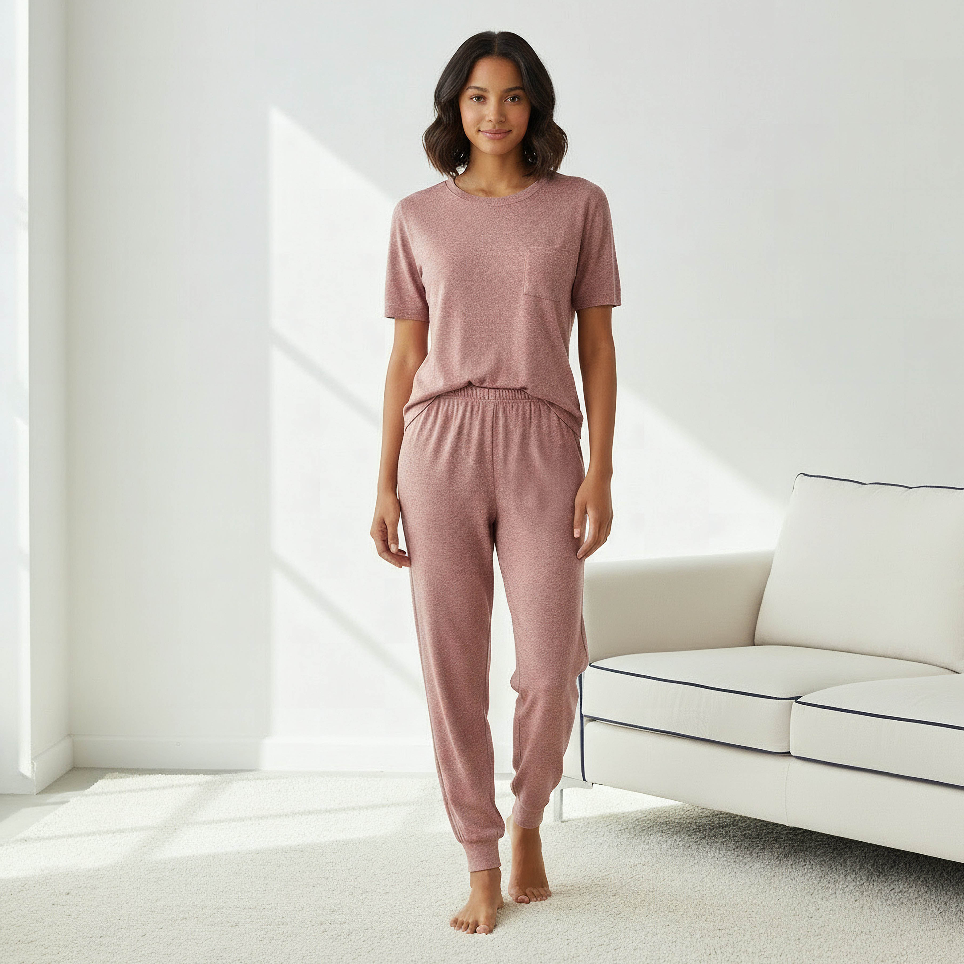 Pyjama Set Top & Trousers-women-clothing-nightwear-pyjamas-longsets-image-1
