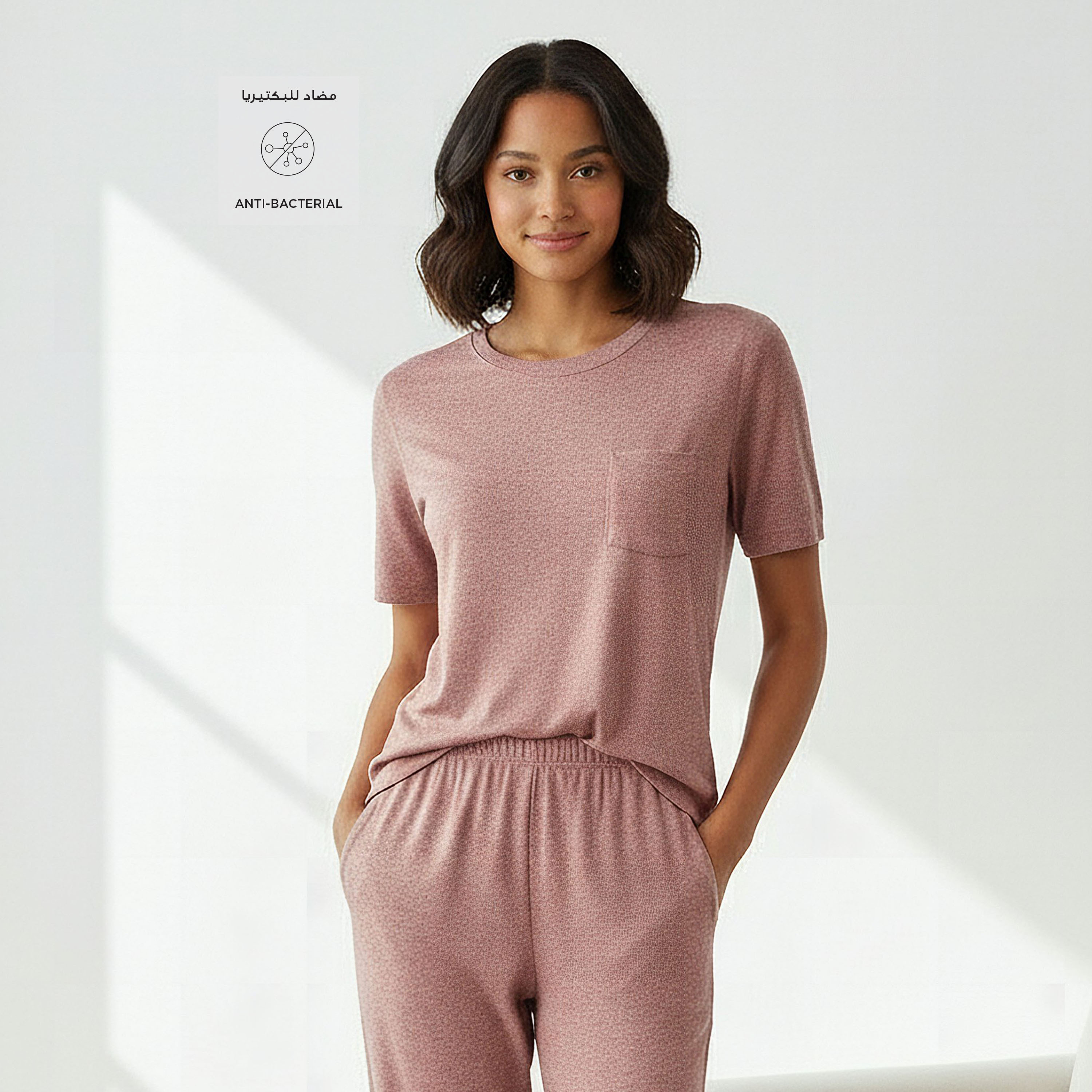 Pyjama Set Top & Trousers-women-clothing-nightwear-pyjamas-longsets-image-2
