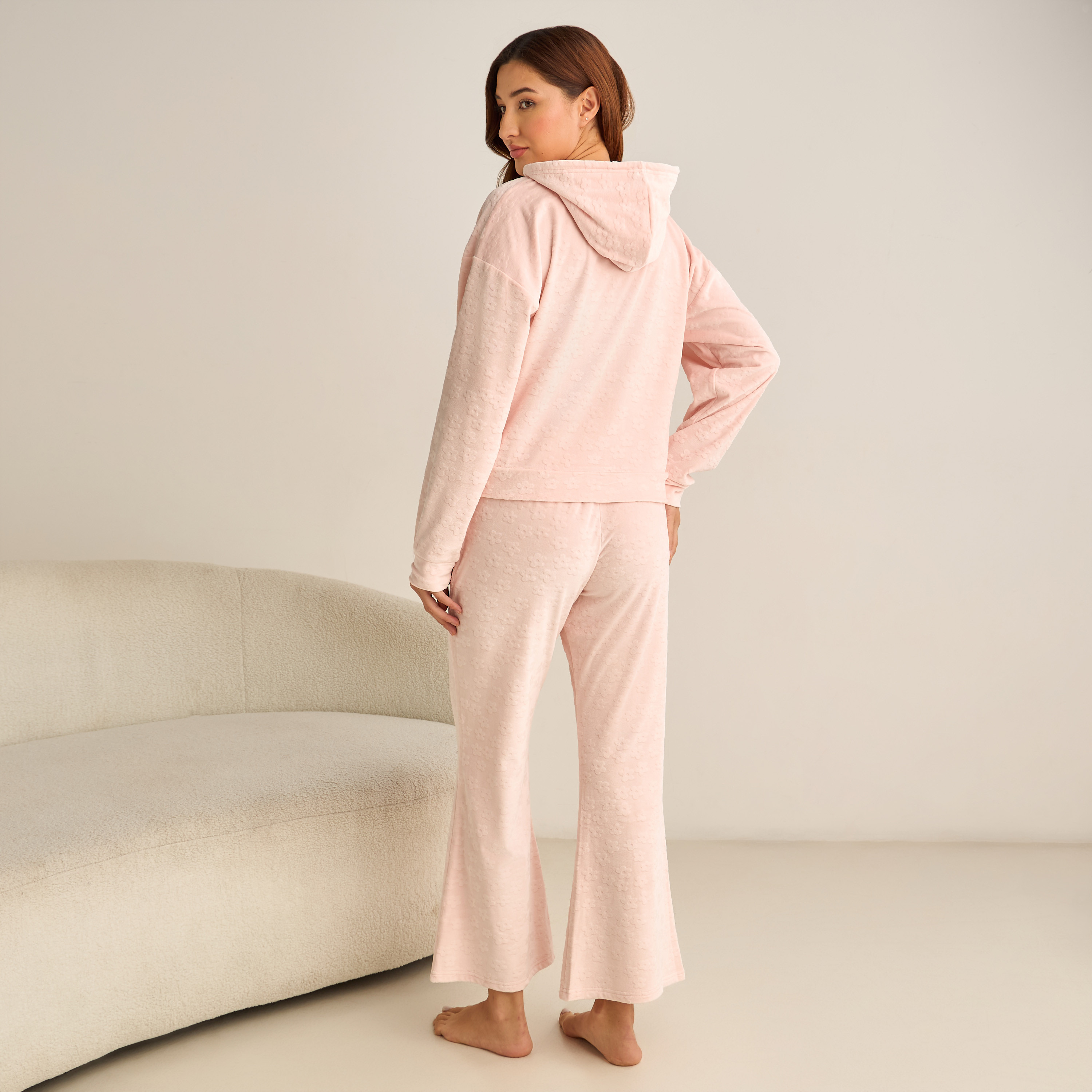 Pyjama Set Hooded Jacket & Trousers-women-clothing-nightwear-pyjamas-longsets-image-3