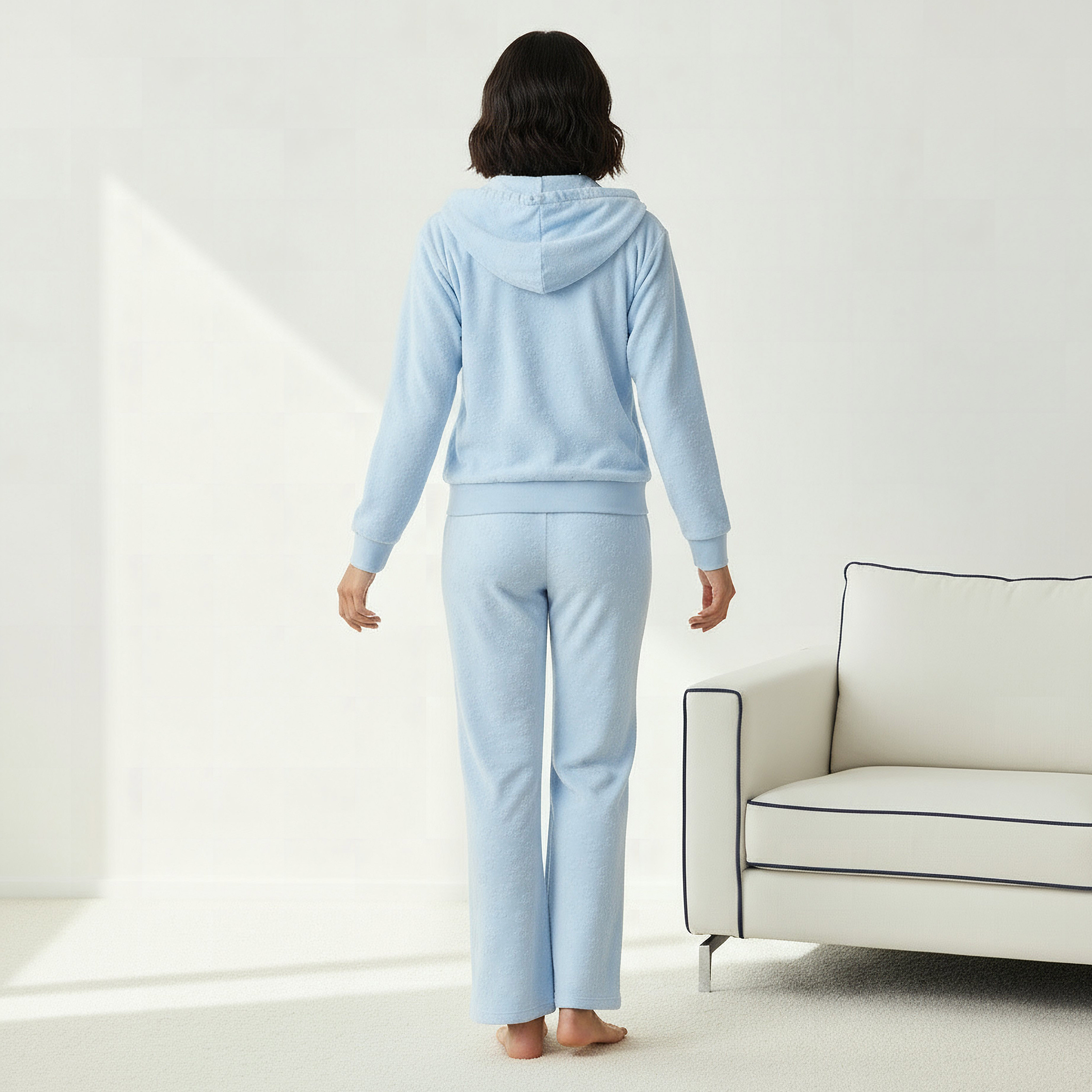 Pyjama Set Hooded Jacket & Trousers-women-clothing-nightwear-pyjamas-longsets-image-3