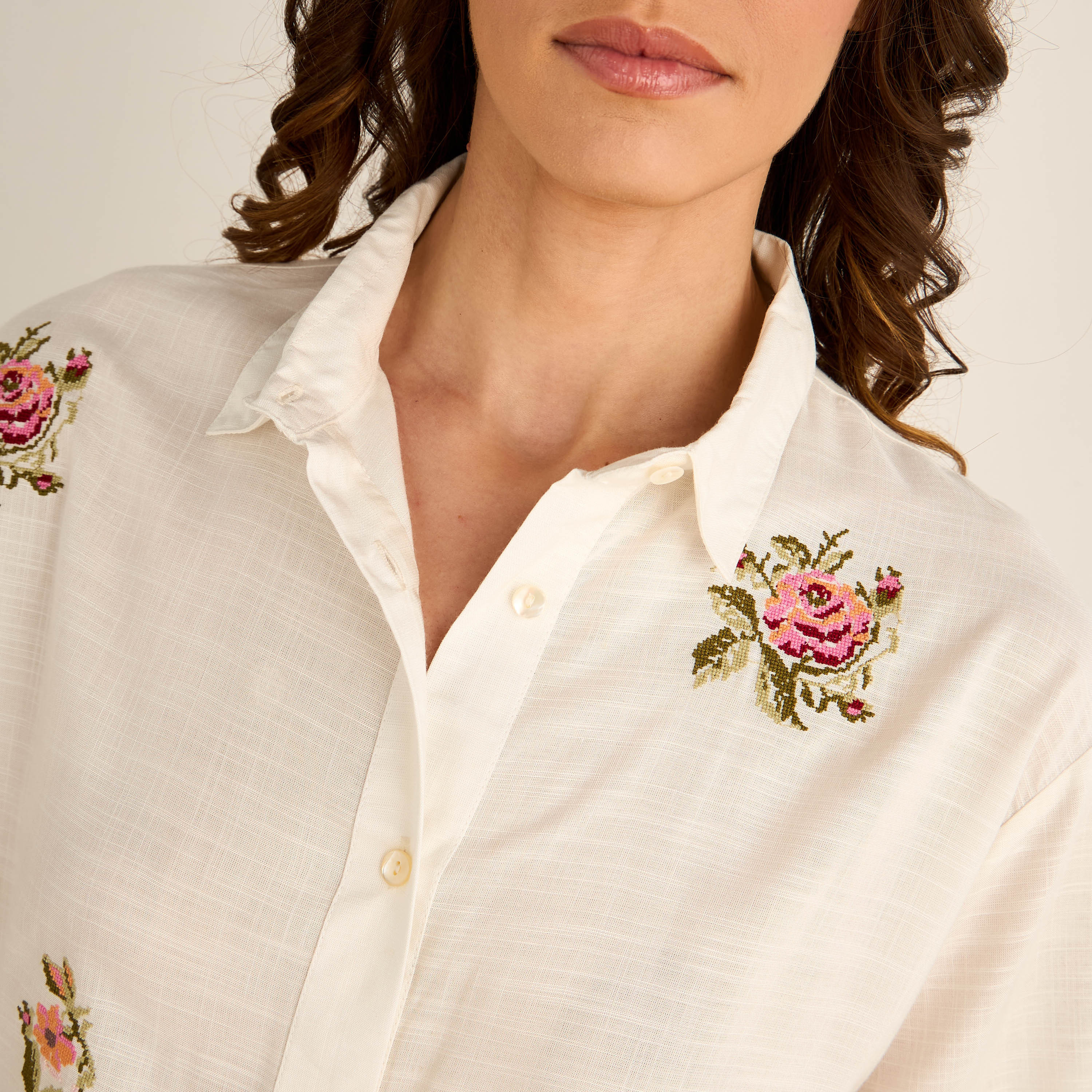 طقم بيجاما قميص وبنطلون-women-clothing-nightwear-pyjamas-longsets-image-6