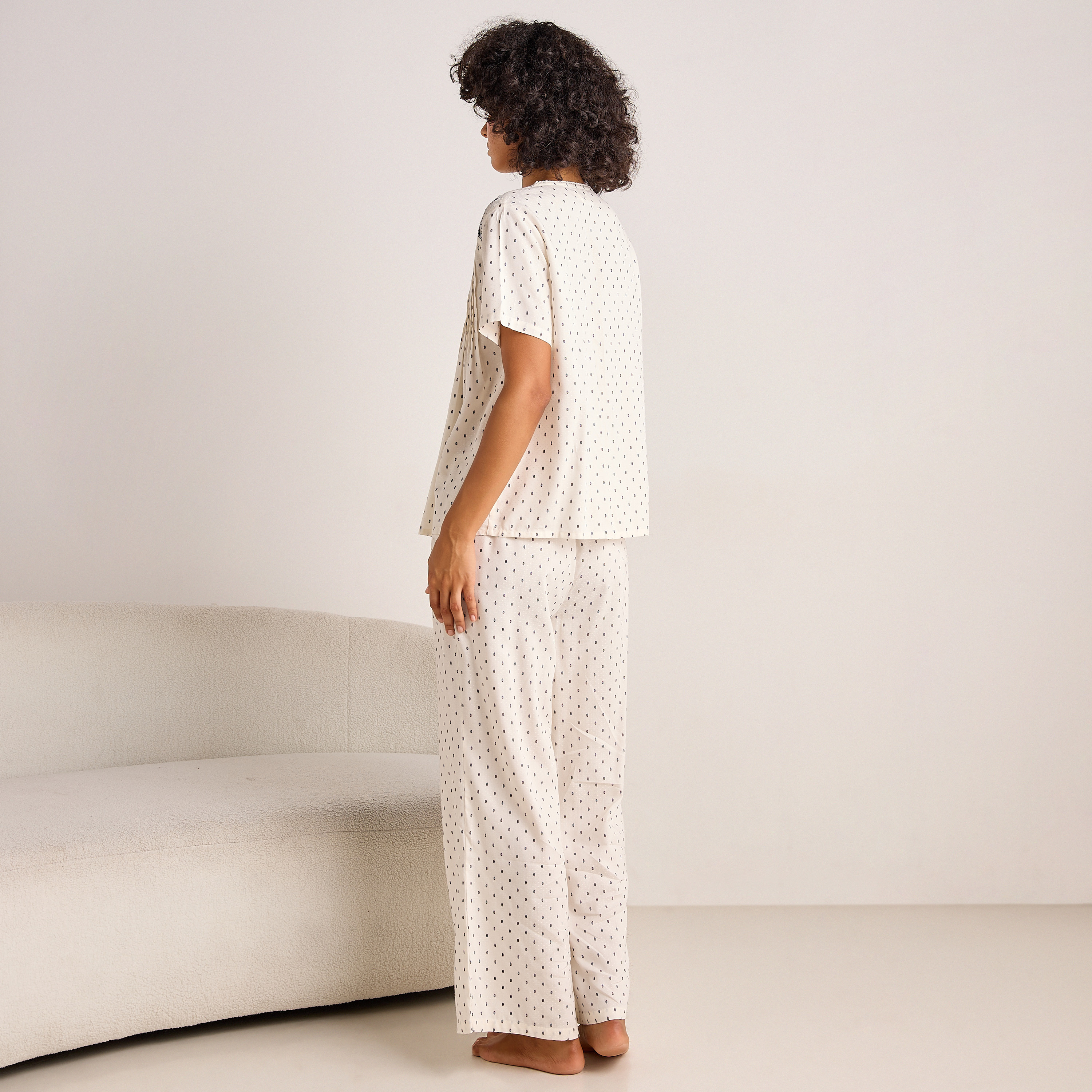 Pyjama Set Button-Down Top & Trousers-women-clothing-nightwear-pyjamas-longsets-image-4