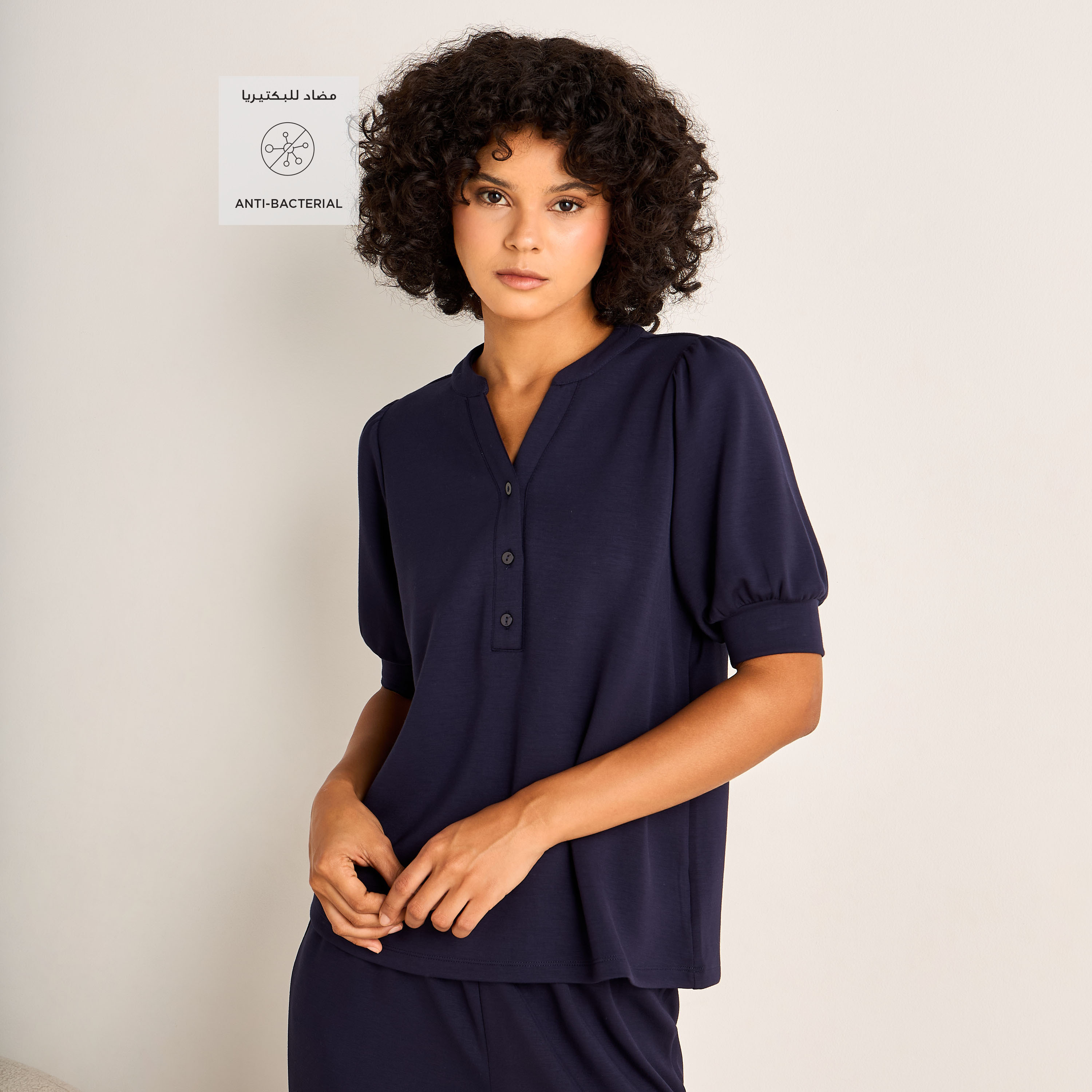 Pyjama Set Top & Trousers-women-clothing-nightwear-pyjamas-longsets-image-2
