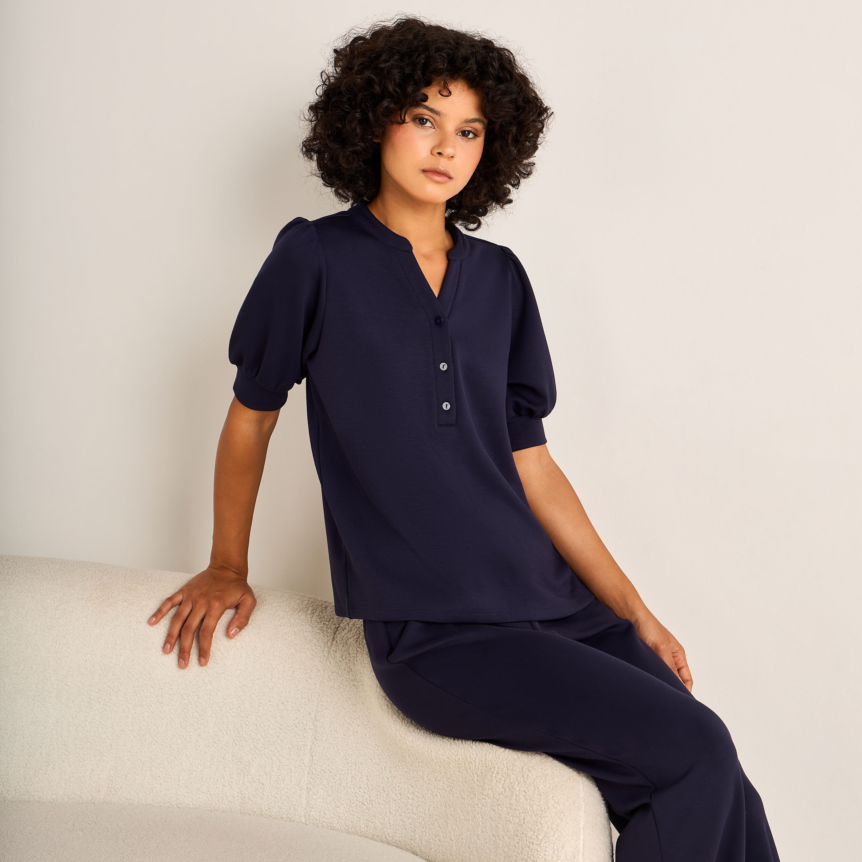 Pyjama Set Top & Trousers-women-clothing-nightwear-pyjamas-longsets-image-6