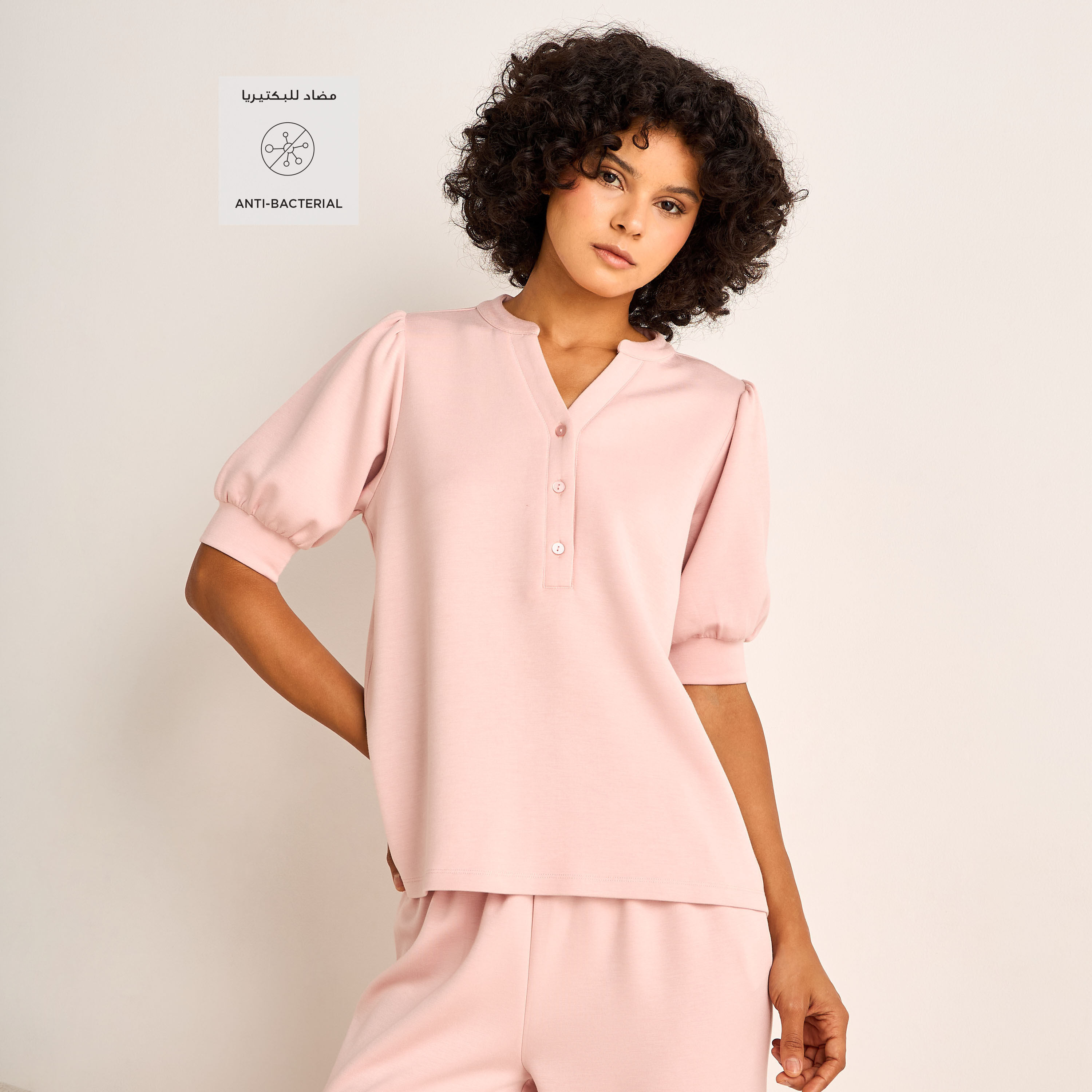 Pyjama Set Top & Trousers-women-clothing-nightwear-pyjamas-longsets-image-2