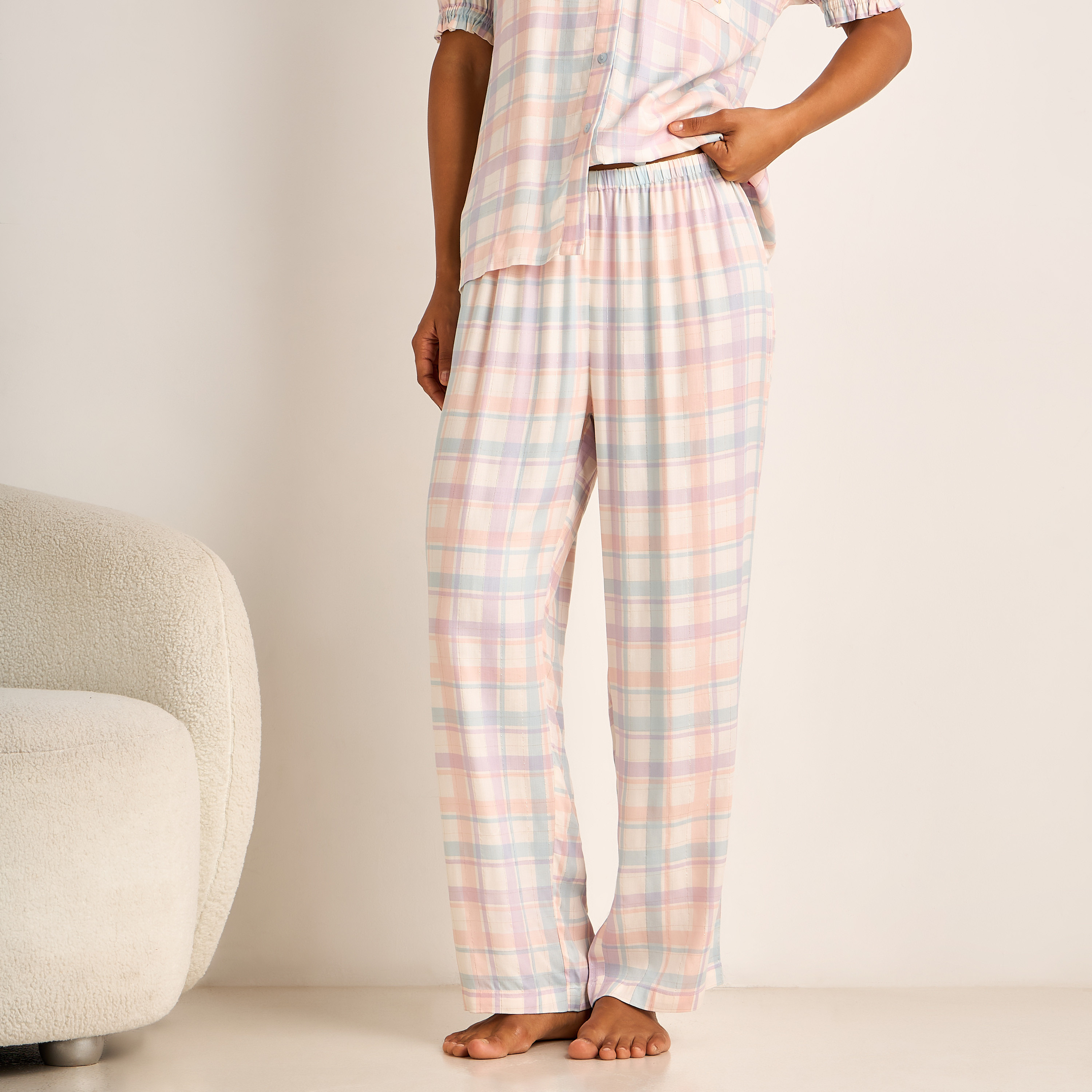 Pyjama Set Shirt & Trousers-women-clothing-nightwear-pyjamas-longsets-image-3