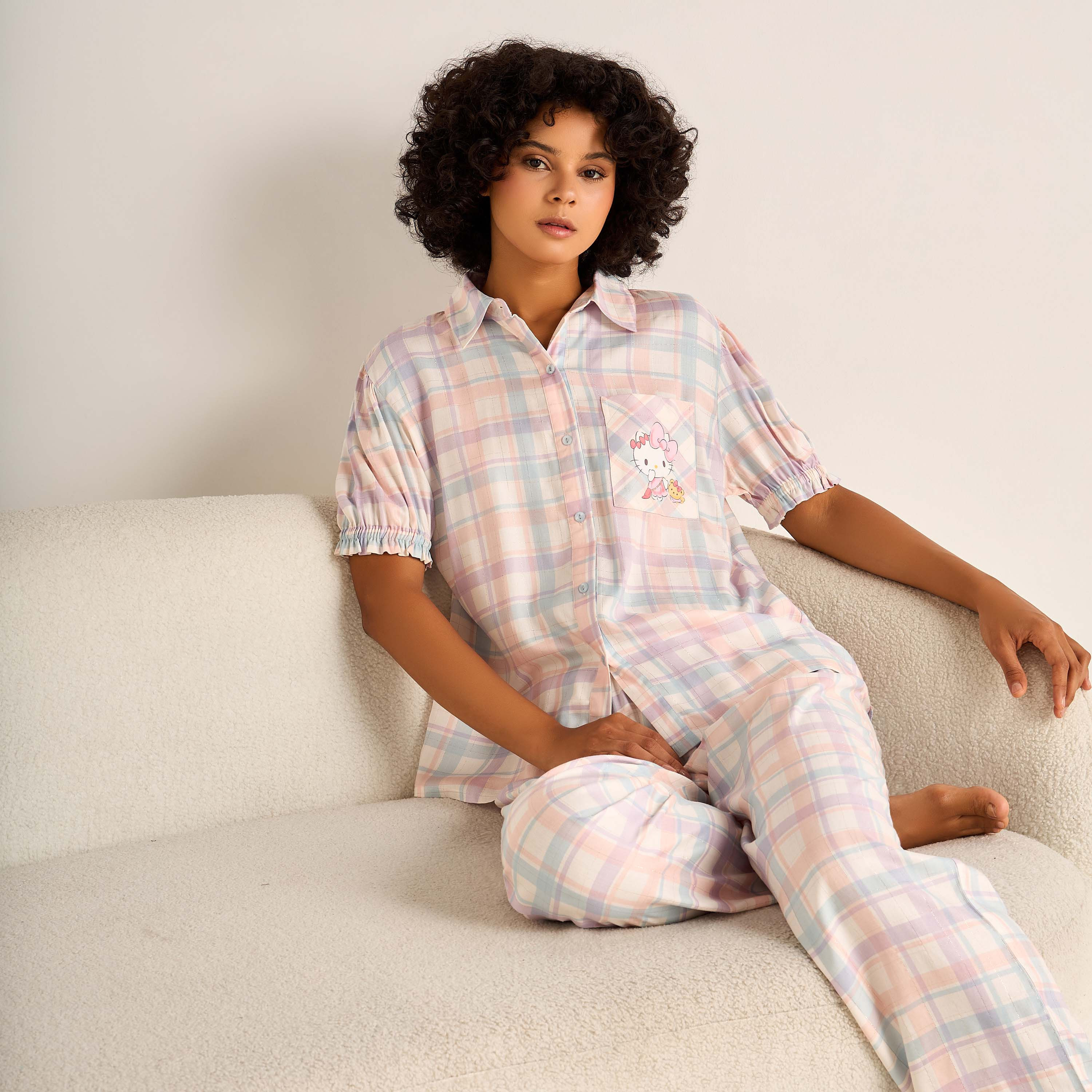Pyjama Set Shirt & Trousers-women-clothing-nightwear-pyjamas-longsets-image-6