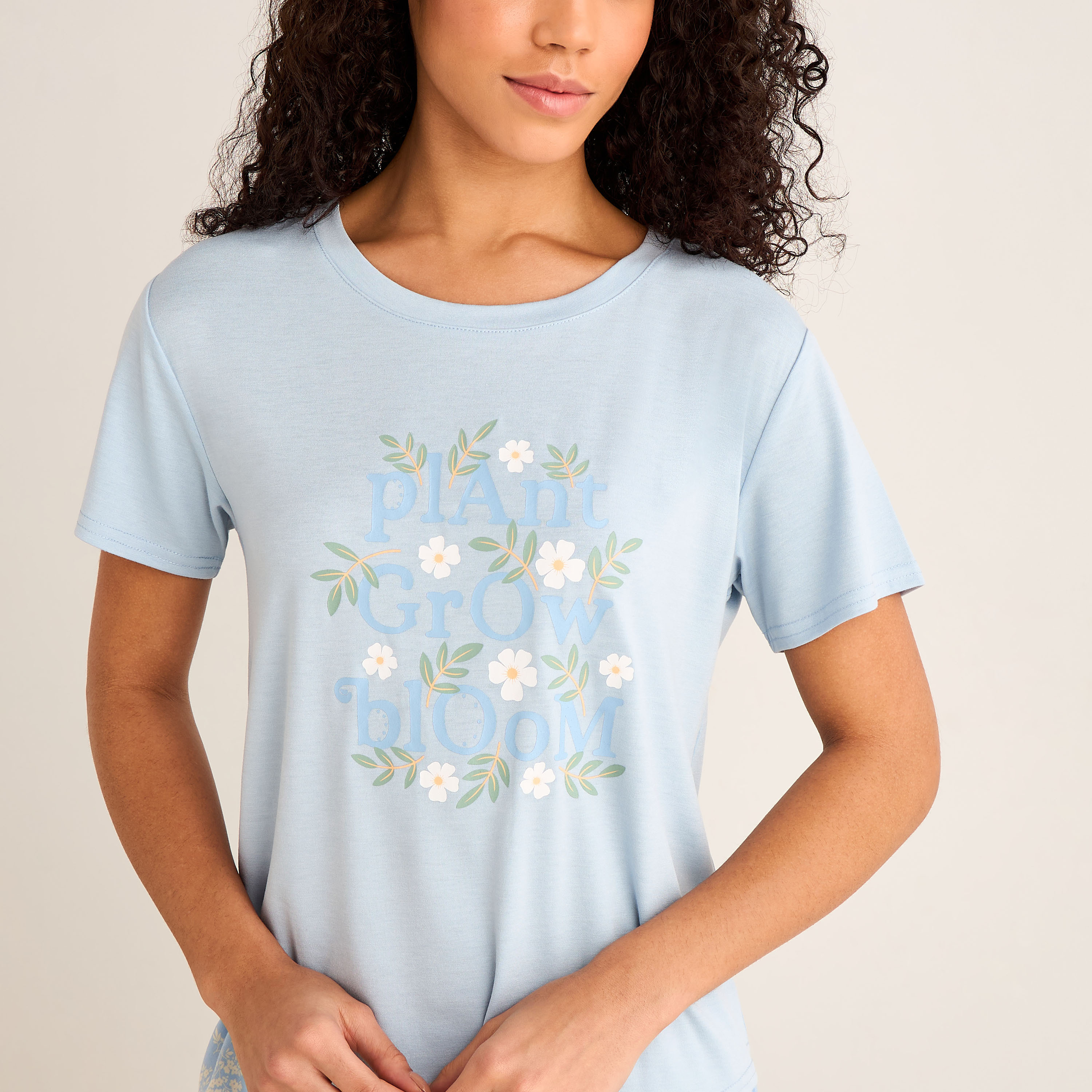 Pyjama Set T-shirt & Trousers-women-clothing-nightwear-pyjamas-longsets-image-5