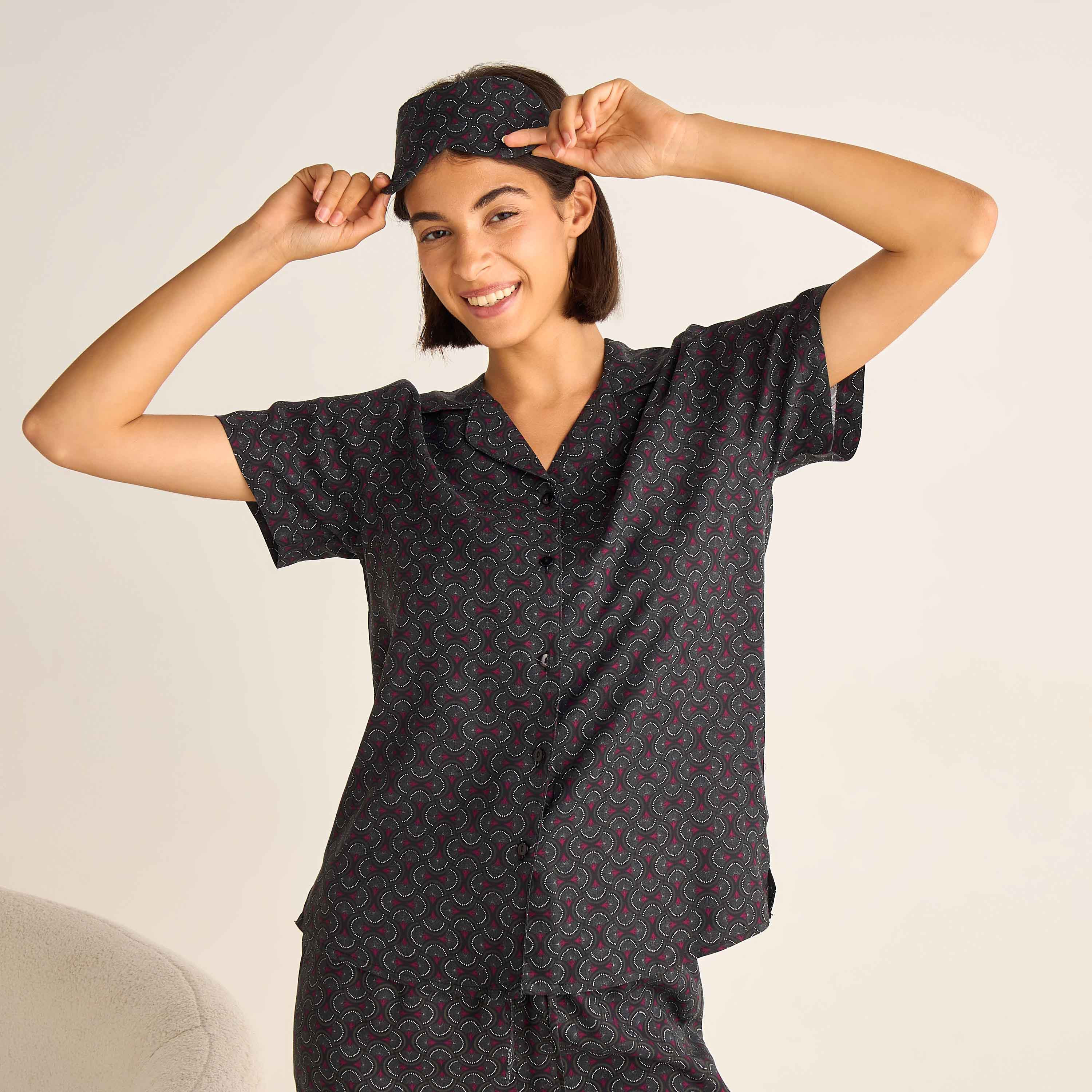 Pyjama Set Shirt & Trousers-women-clothing-nightwear-pyjamas-longsets-image-2