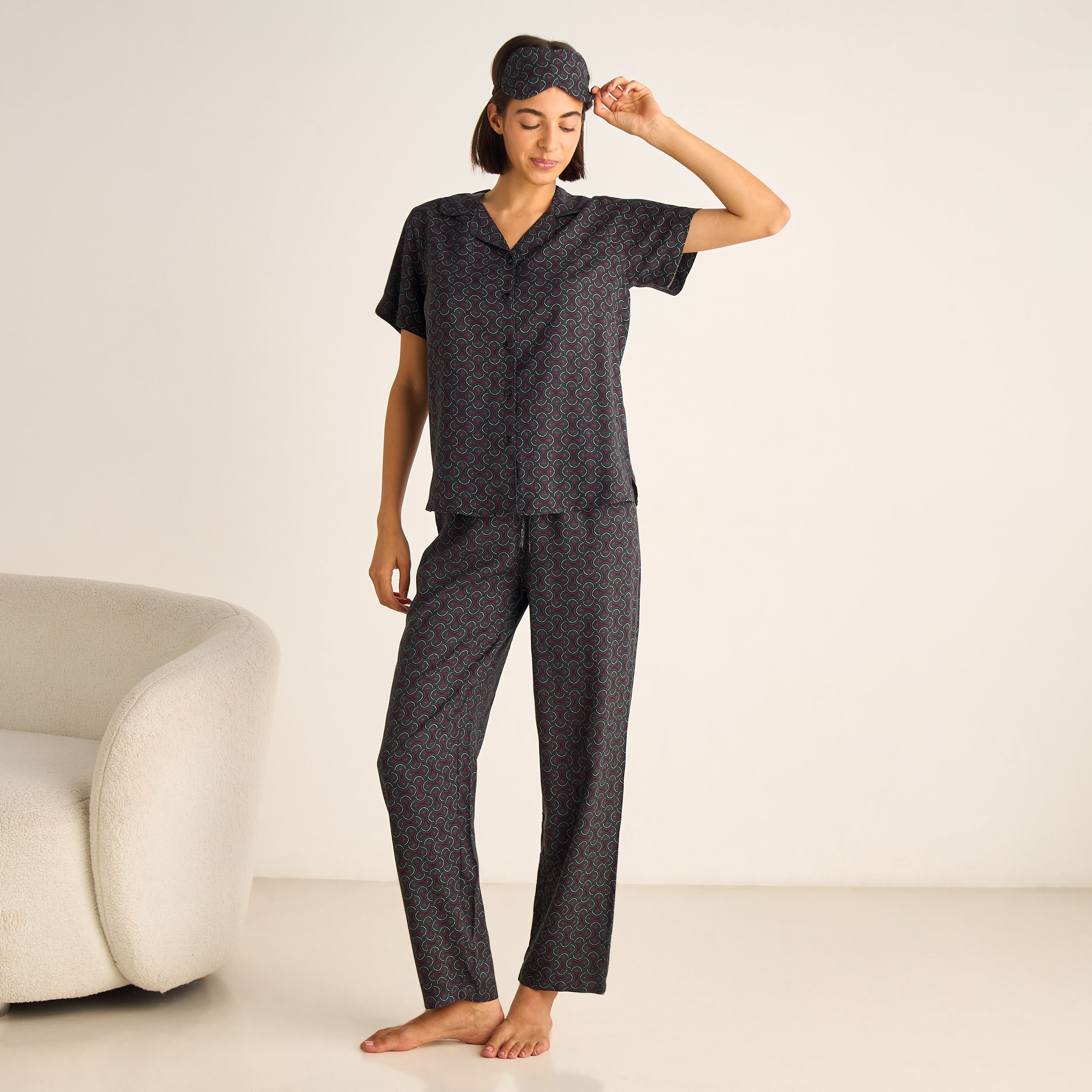 Pyjama Set Shirt & Trousers-women-clothing-nightwear-pyjamas-longsets-image-4