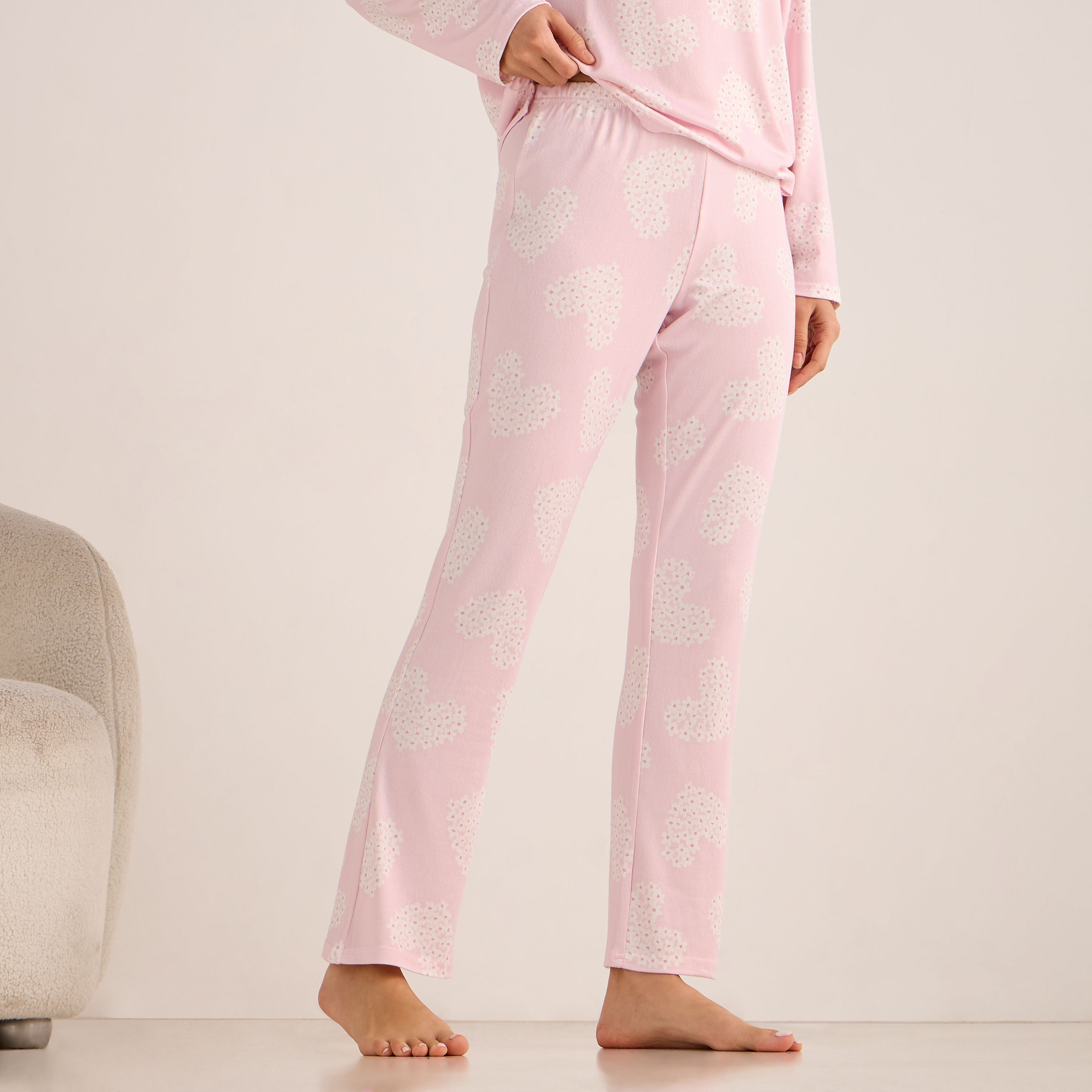 Pyjama Set T-shirt & Trousers-women-clothing-nightwear-pyjamas-longsets-image-4
