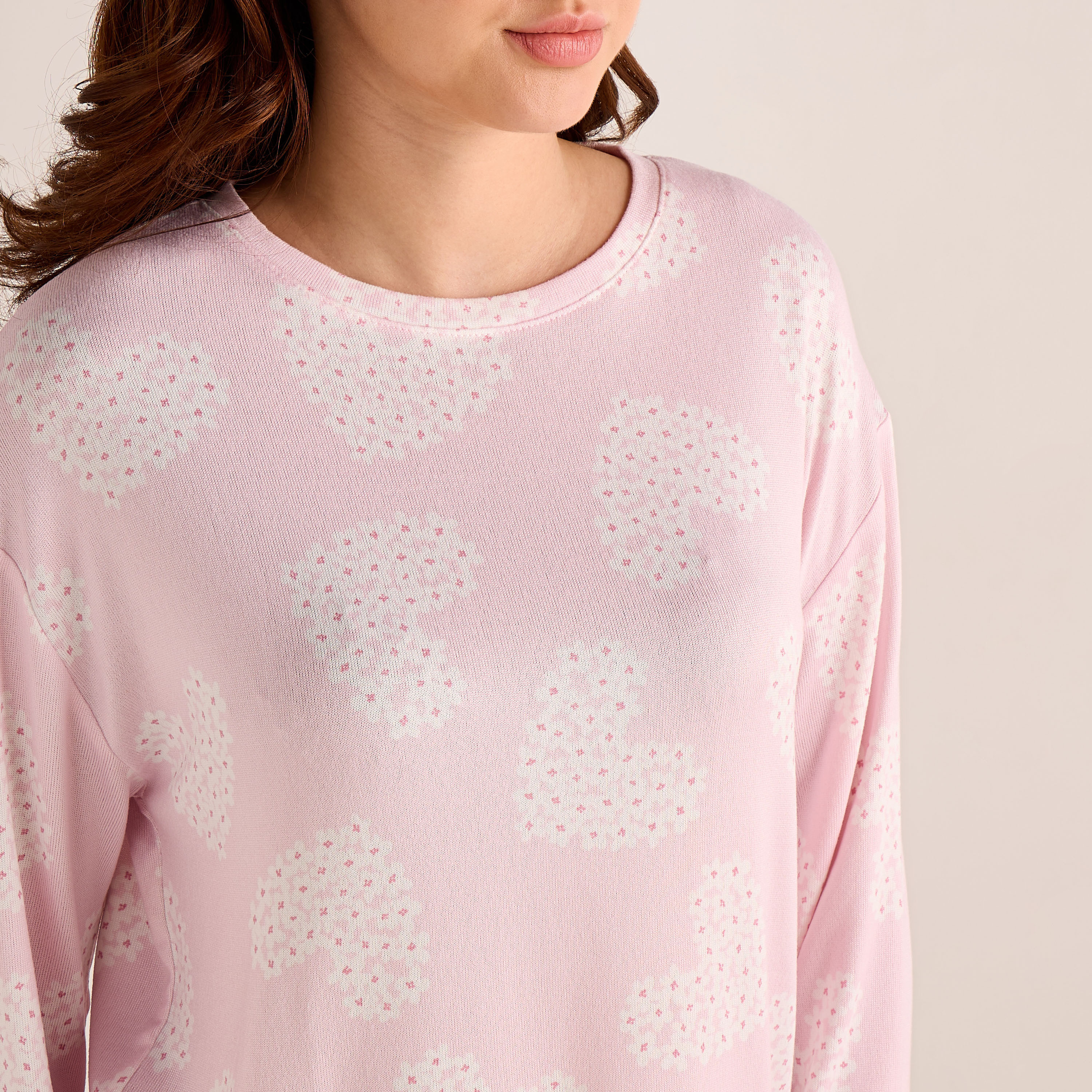 Pyjama Set T-shirt & Trousers-women-clothing-nightwear-pyjamas-longsets-image-5