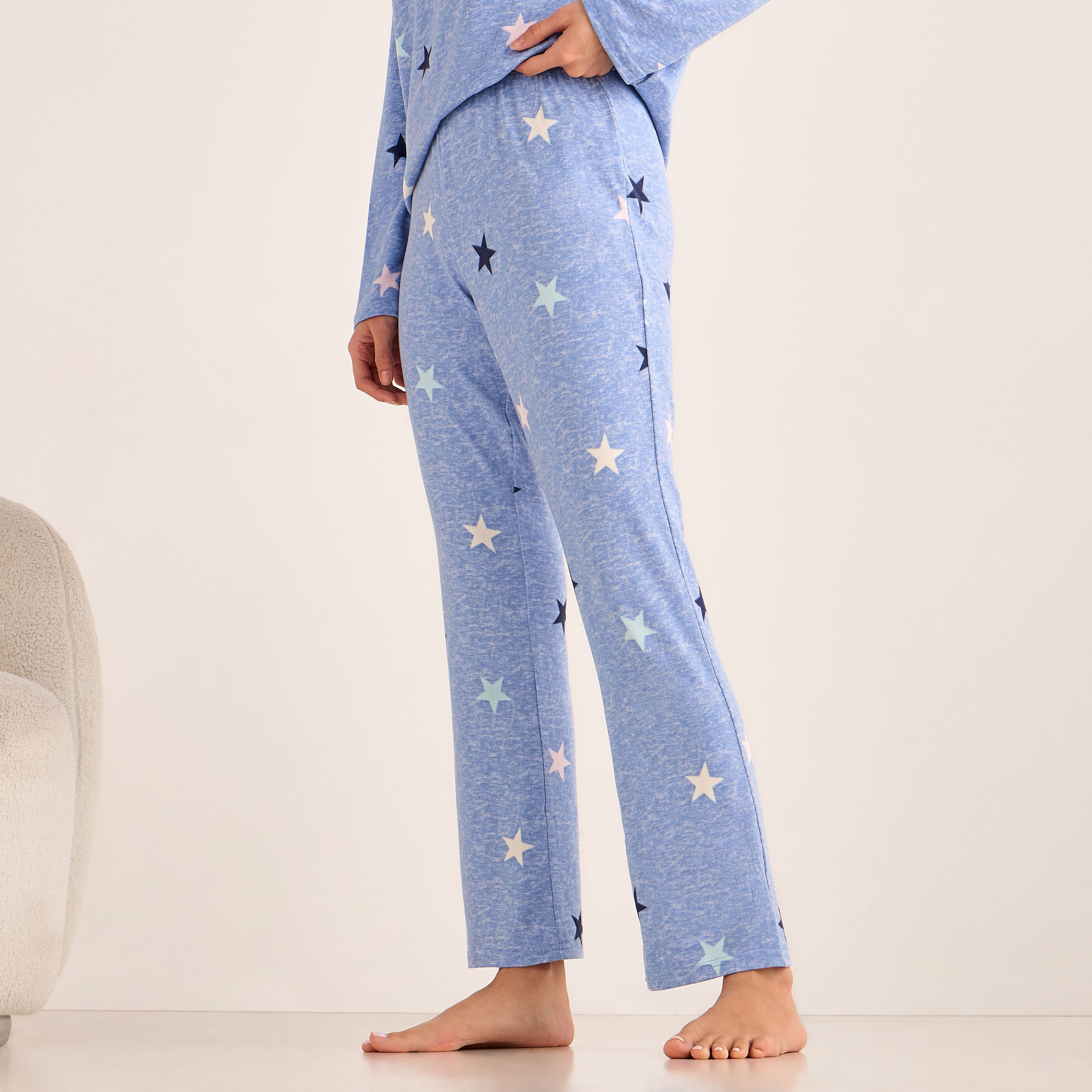 Pyjama Set T-shirt & Trousers-women-clothing-nightwear-pyjamas-longsets-image-4