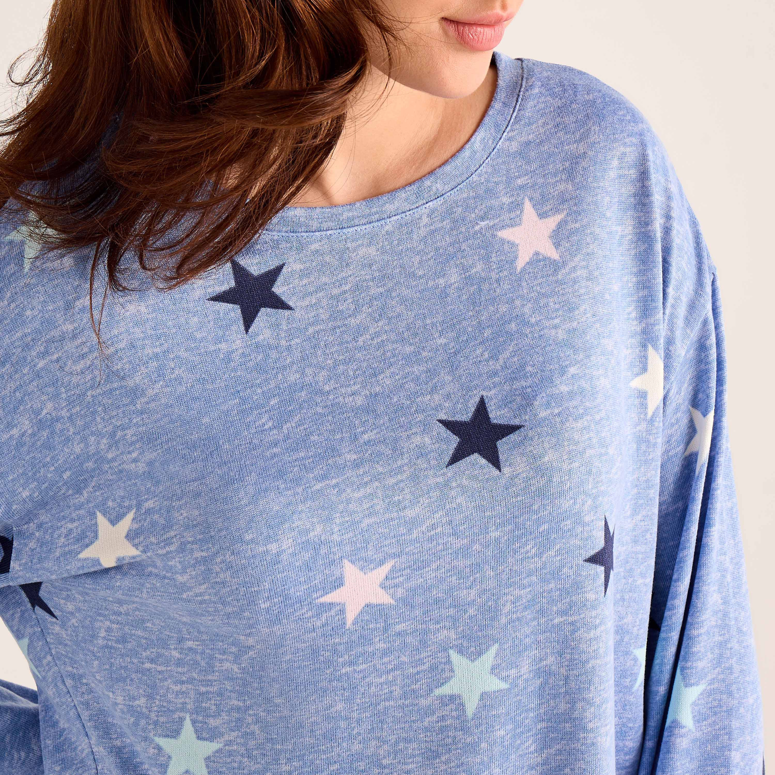 Pyjama Set T-shirt & Trousers-women-clothing-nightwear-pyjamas-longsets-image-5