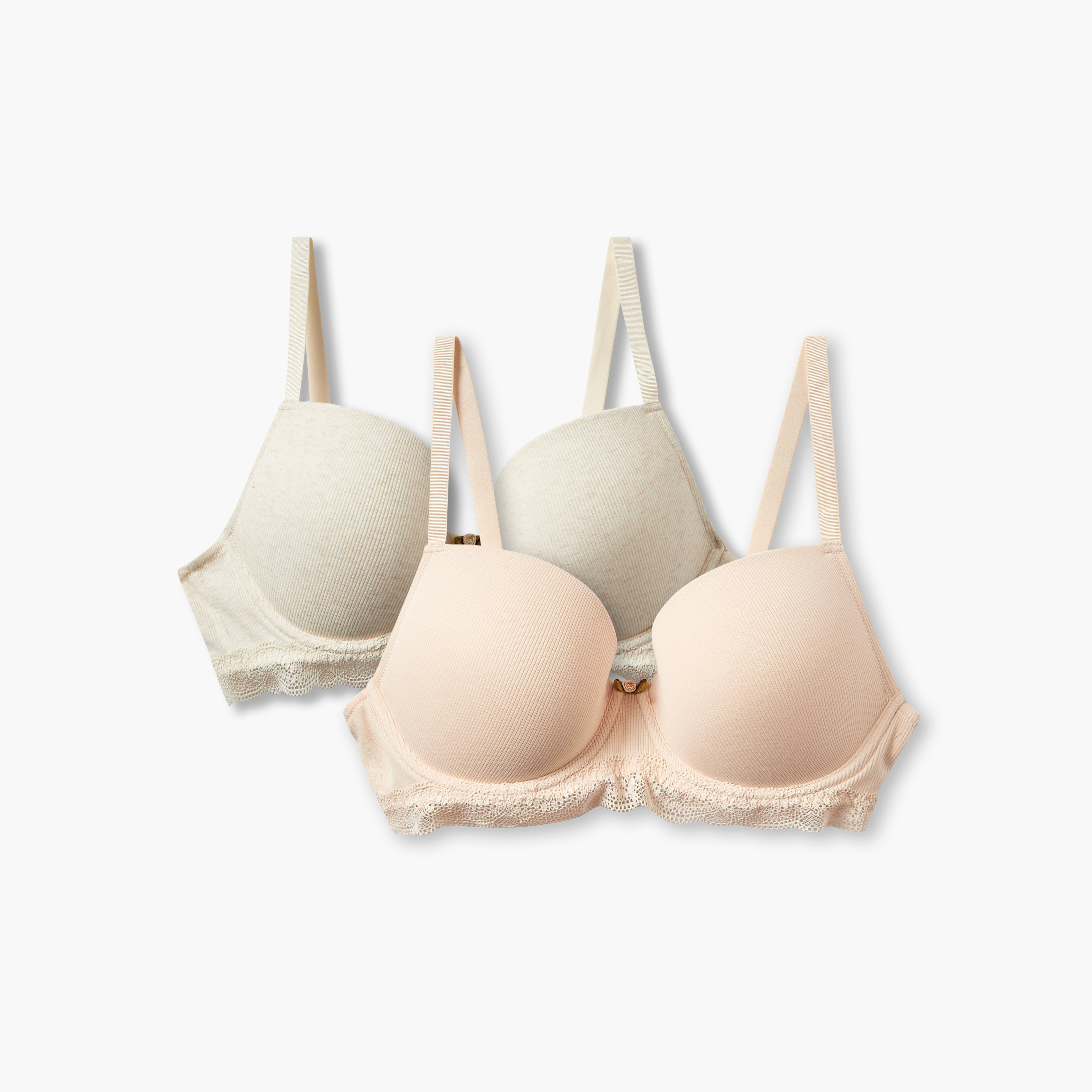 2-Pack Push-Up Bra Lace Trim-women-clothing-lingerie-bras-image-1