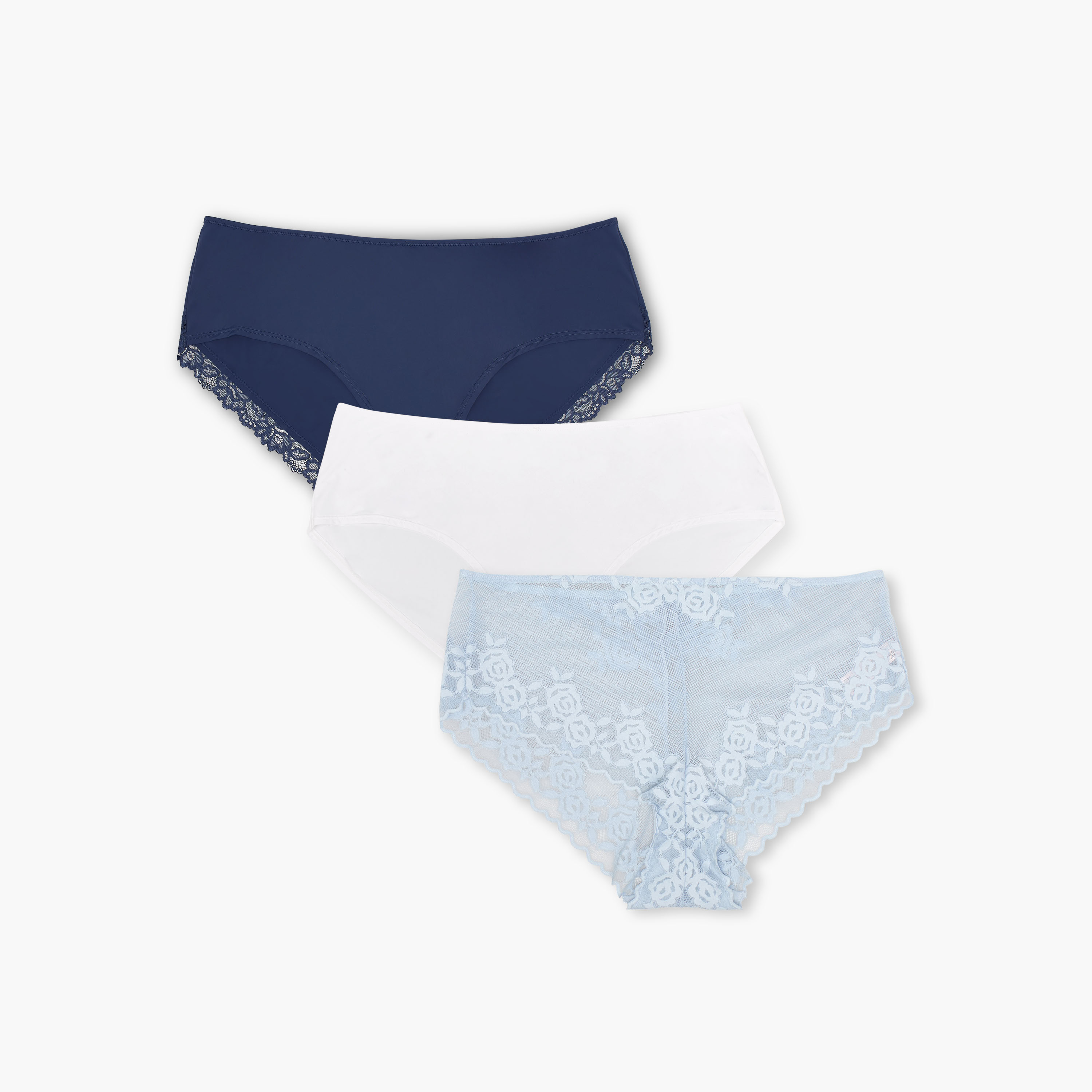 طقم من 3 - سراويل داخلية بخصر مطاطي-women-clothing-lingerie-panties-image-7