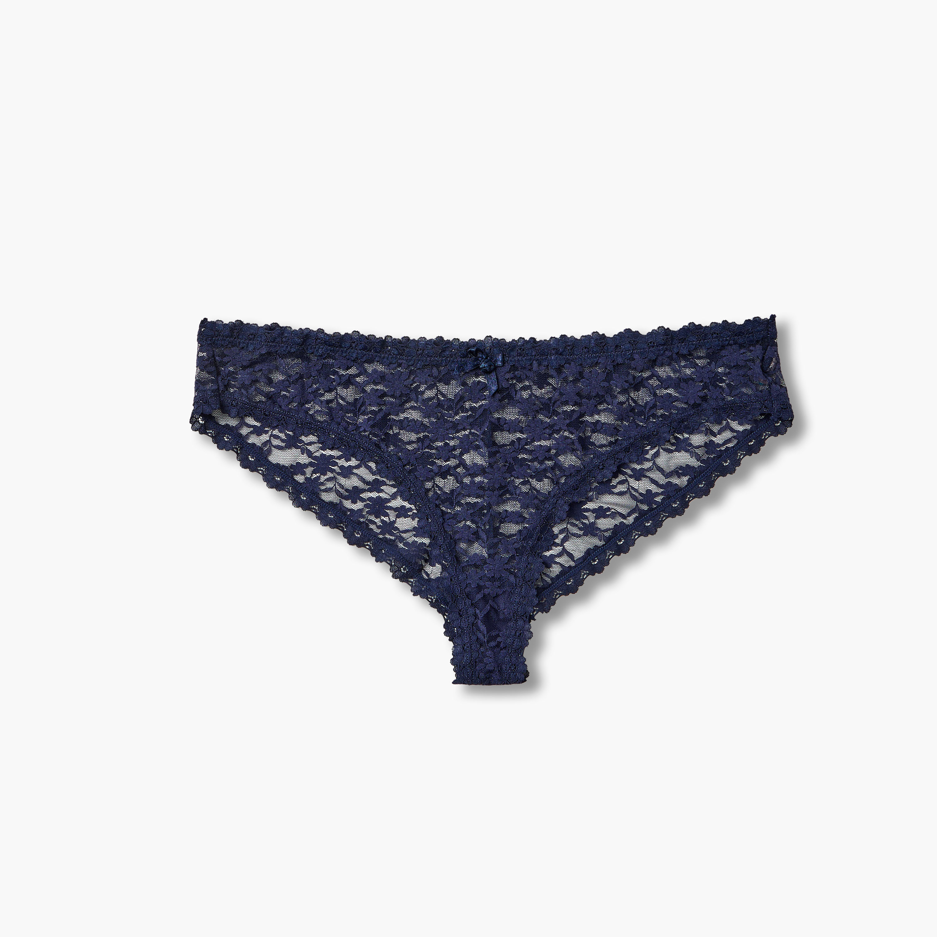 Bikini Panty with Lace Trim-women-clothing-lingerie-panties-image-2