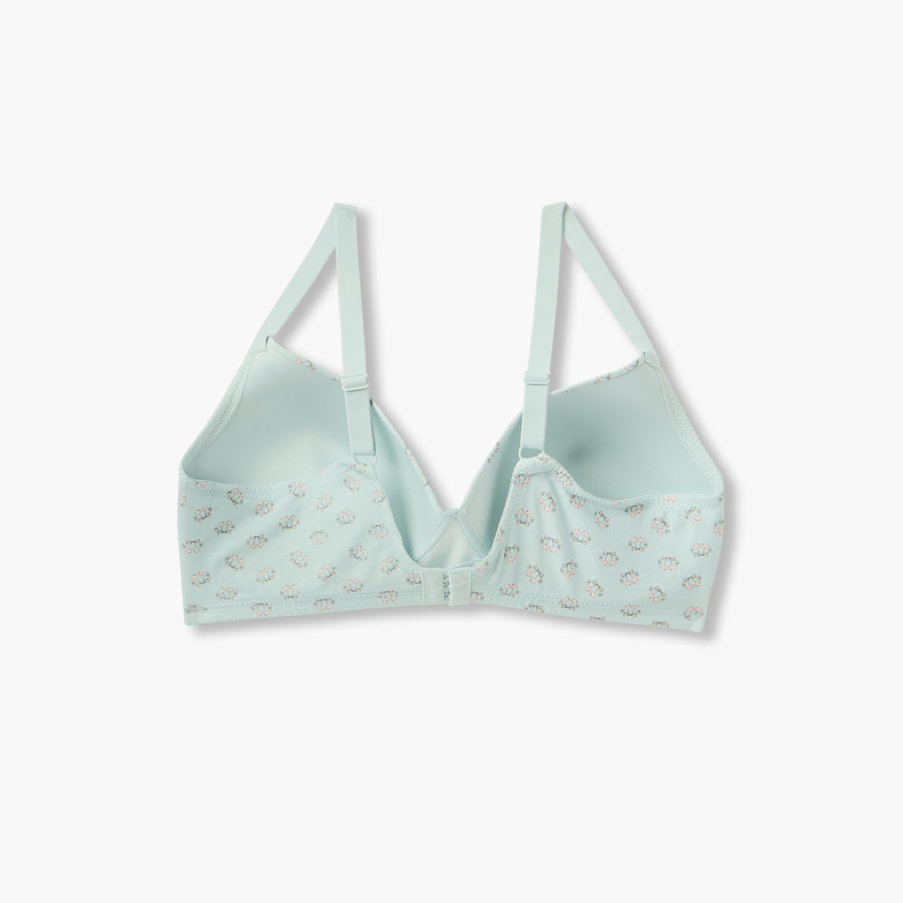 Printed Non-Wired Plunge Bra-women-clothing-lingerie-bras-image-2