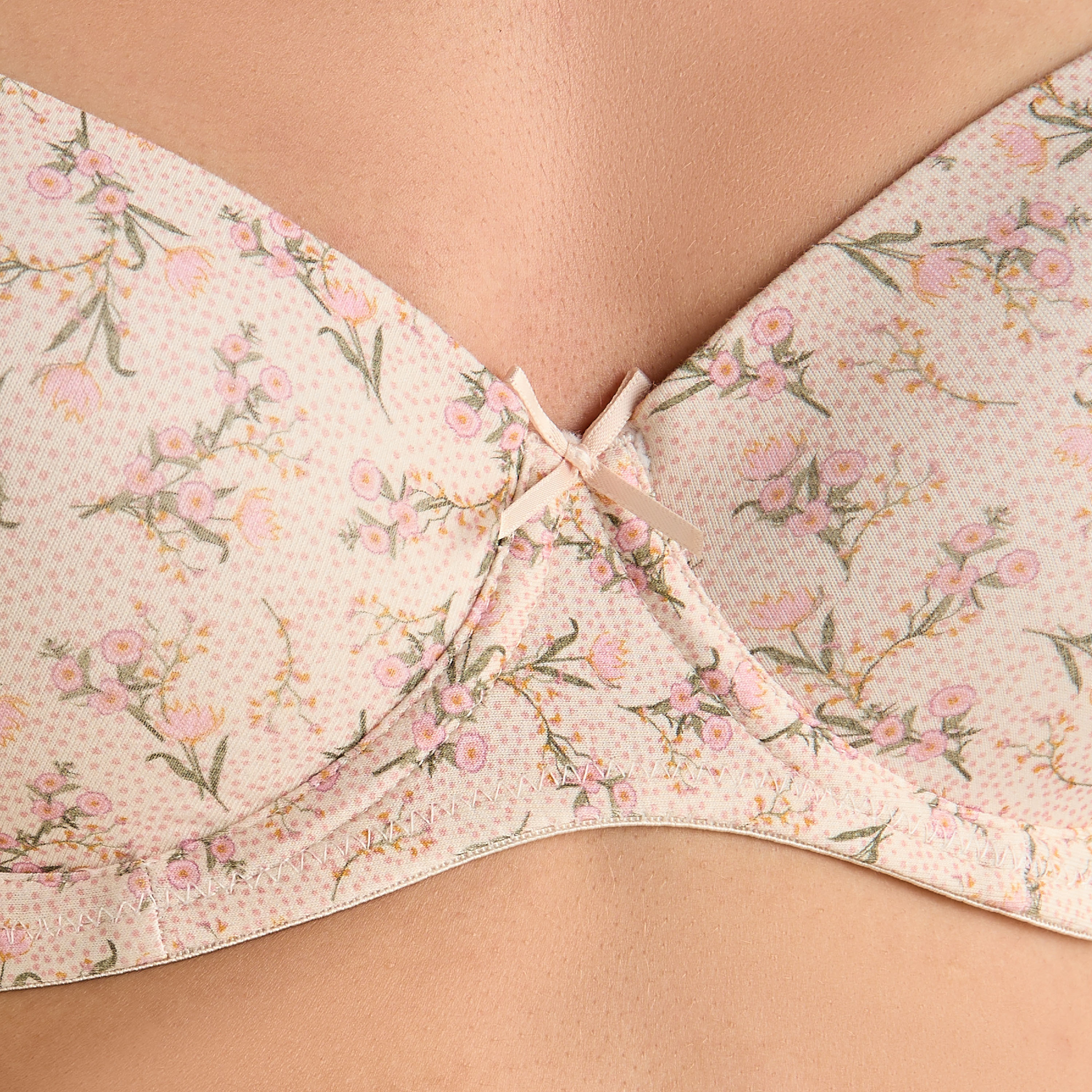 Padded Wired Balconette Bra with Floral Print-women-clothing-lingerie-bras-image-3