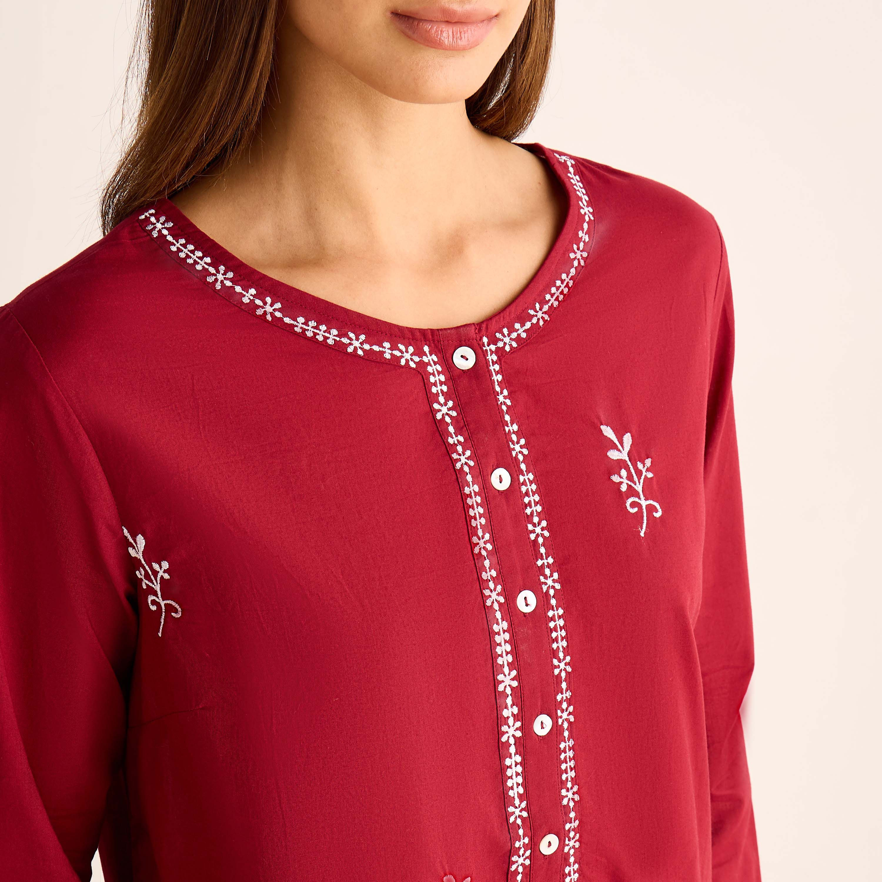 Pyjama Set Top and Pants Cotton-women-clothing-nightwear-pyjamas-longsets-image-5
