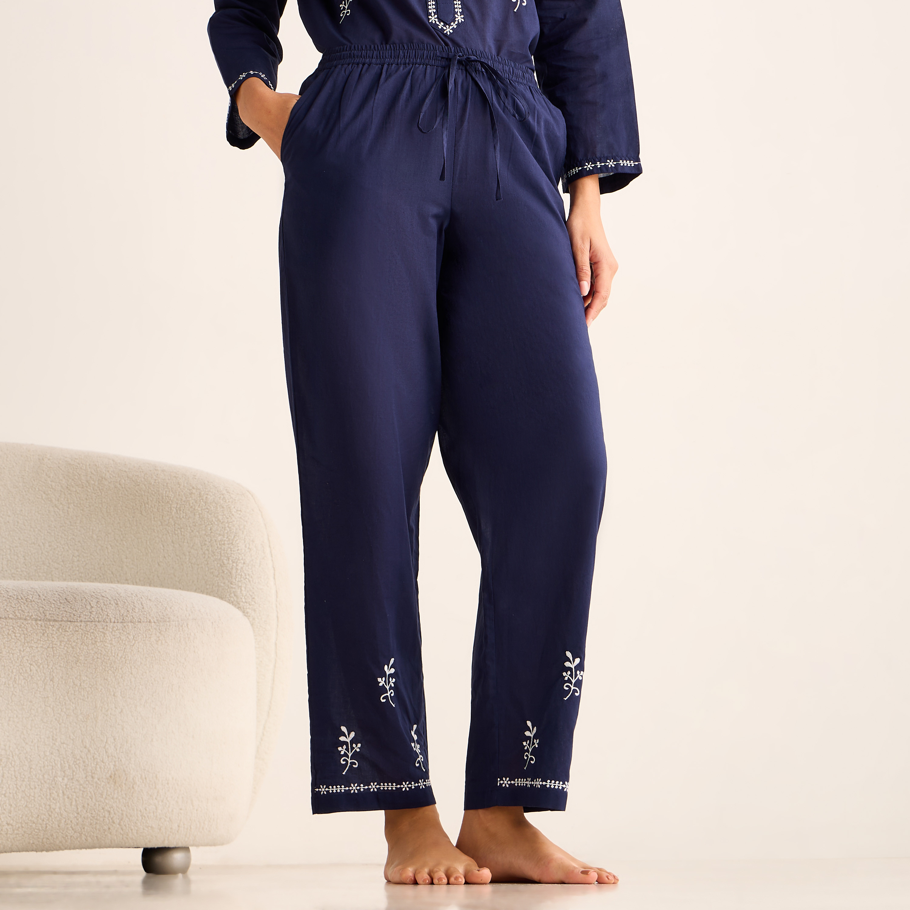 Pyjama Set Top and Pants Cotton-women-clothing-nightwear-pyjamas-longsets-image-4