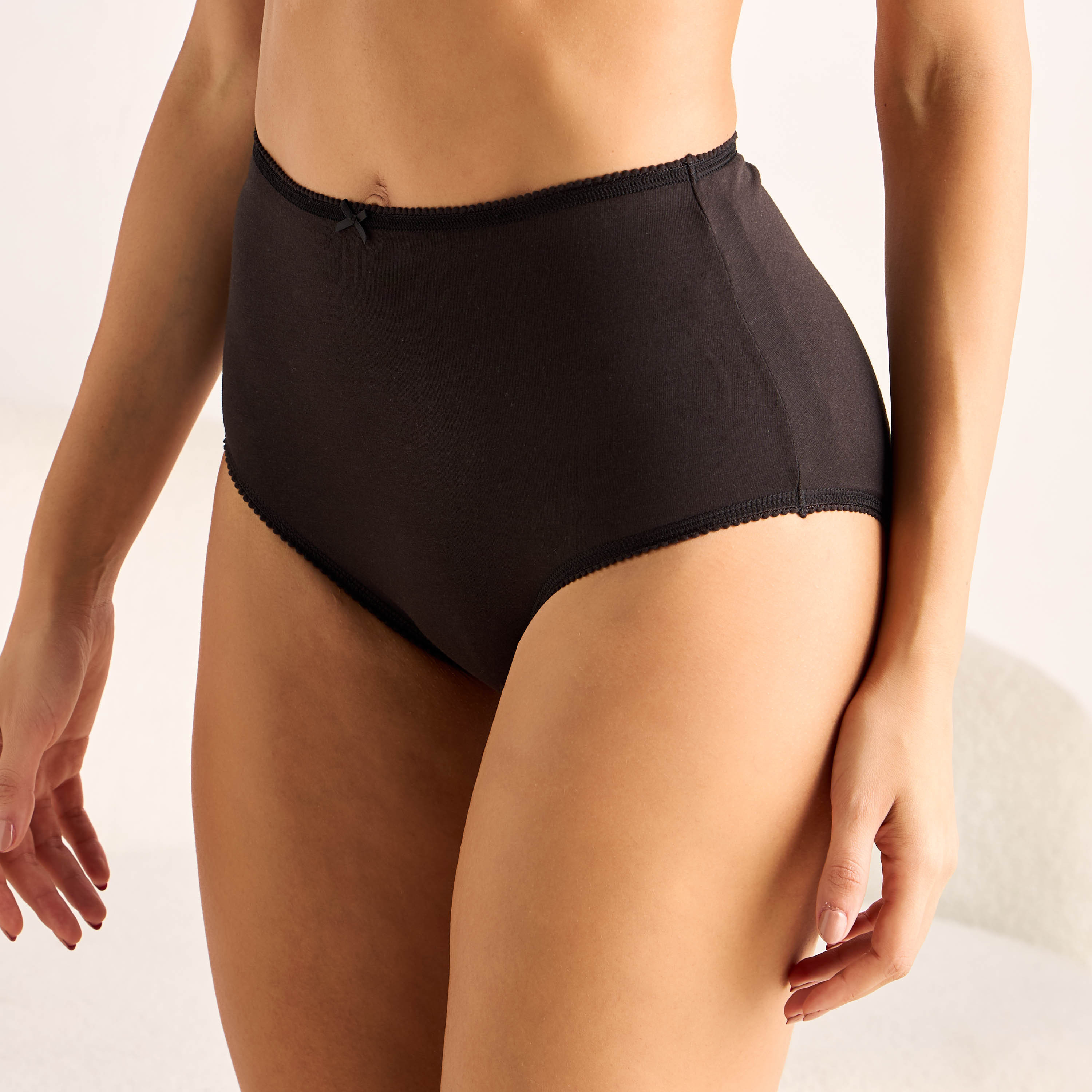 Set of 5 - Full Briefs Lace Trim-women-clothing-lingerie-panties-image-9