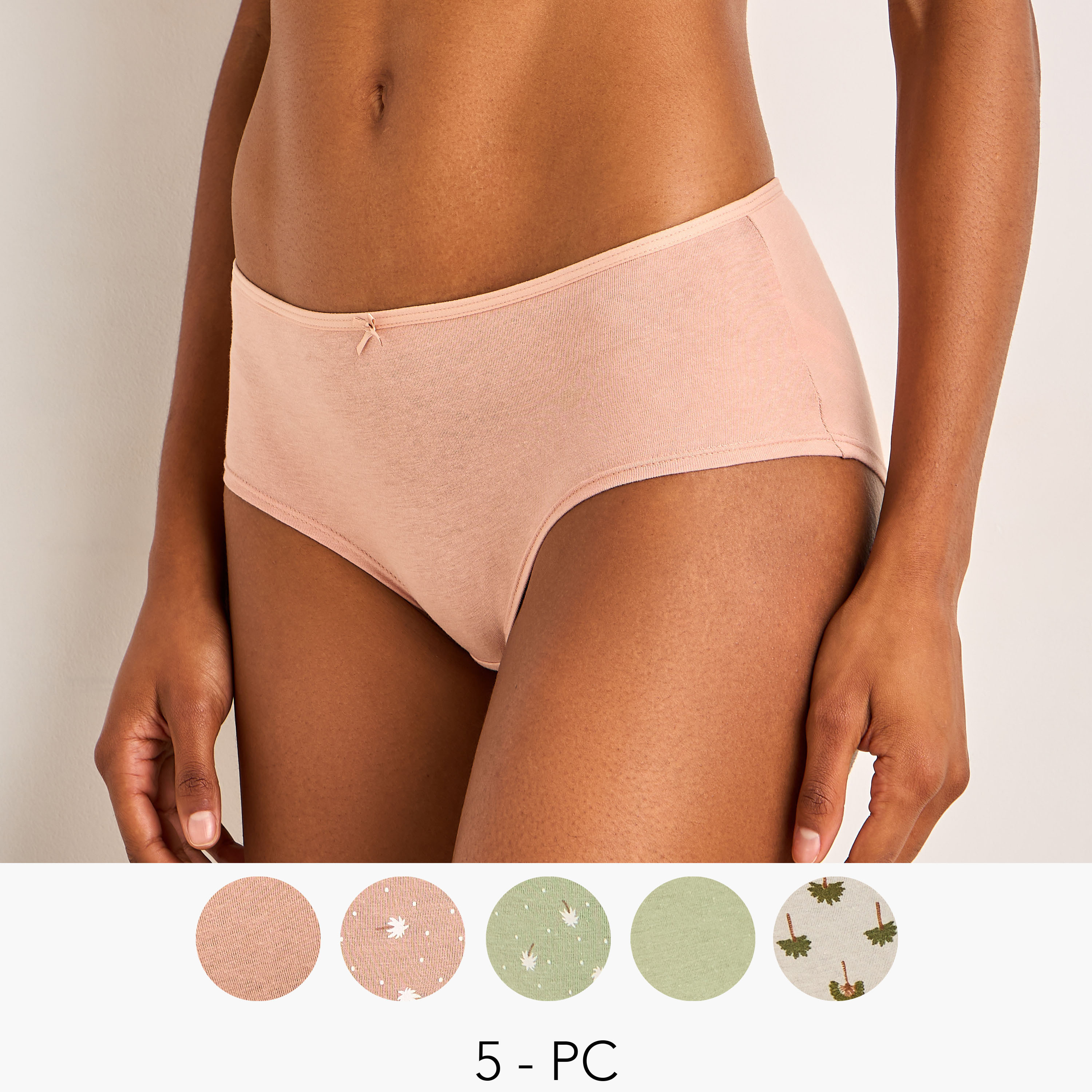 Set of 5 - Briefs with Assorted Design-women-clothing-lingerie-panties-image-1