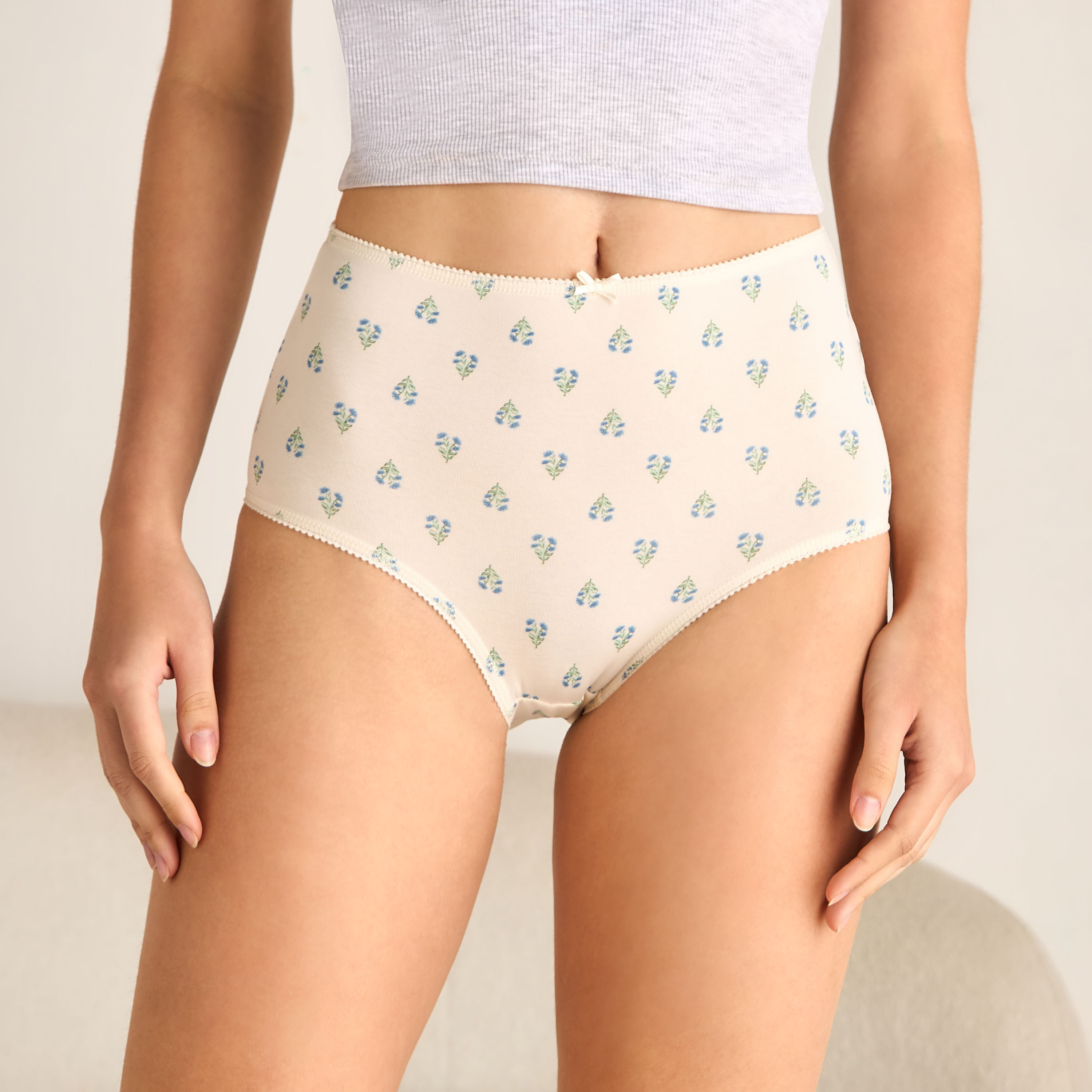Set of 5 - Full Briefs High Waist with Assorted Print-women-clothing-lingerie-panties-image-7