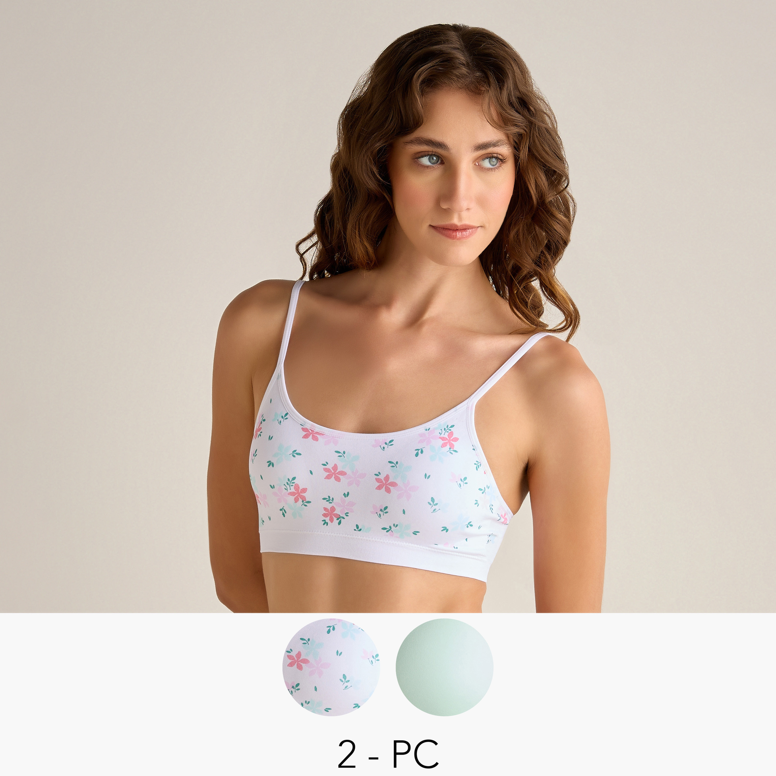 Bralette Medium Coverage Seamless -  Pack of 2-women-clothing-lingerie-bras-image-1