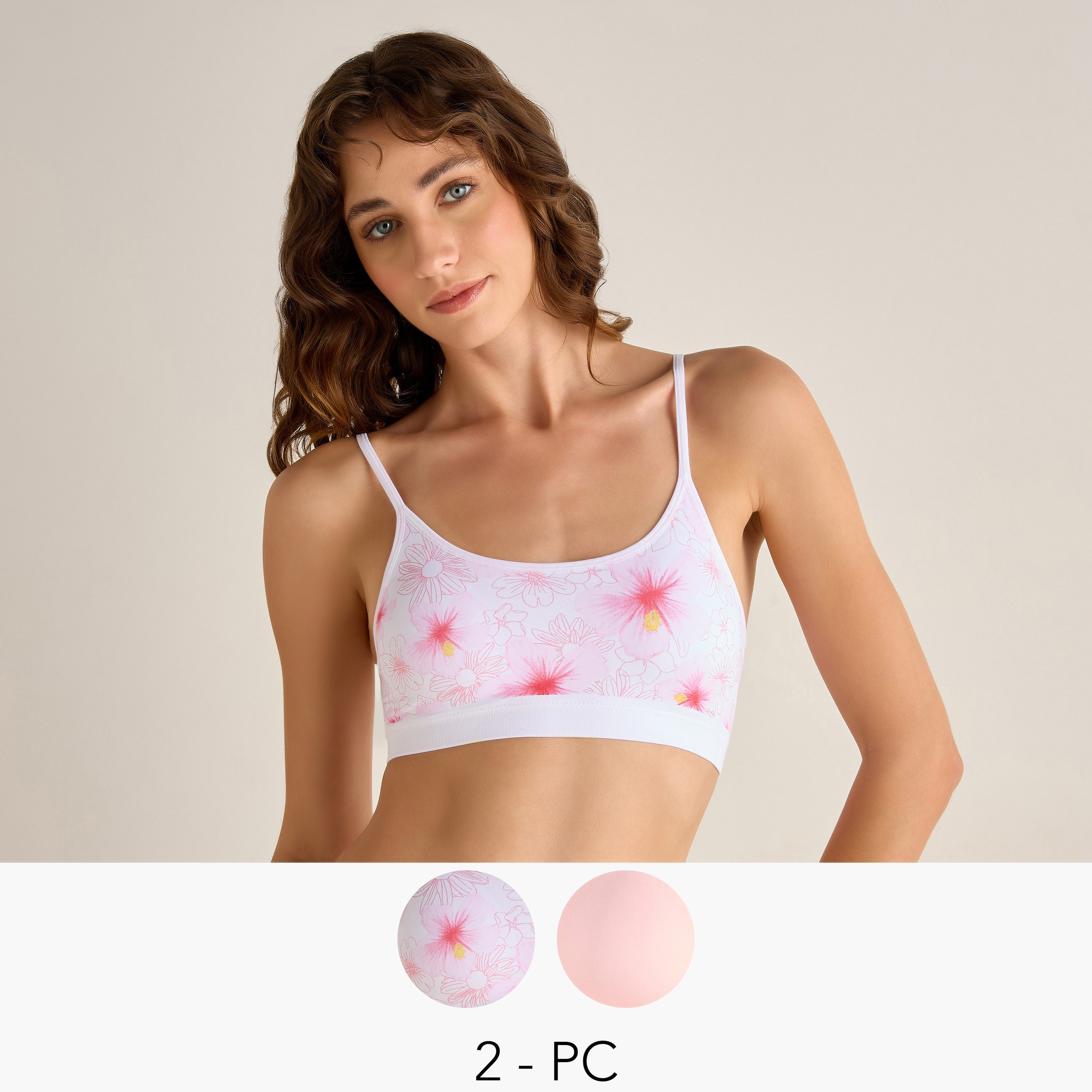 Bralette Medium Coverage Seamless -  Pack of 2-women-clothing-lingerie-bras-image-1
