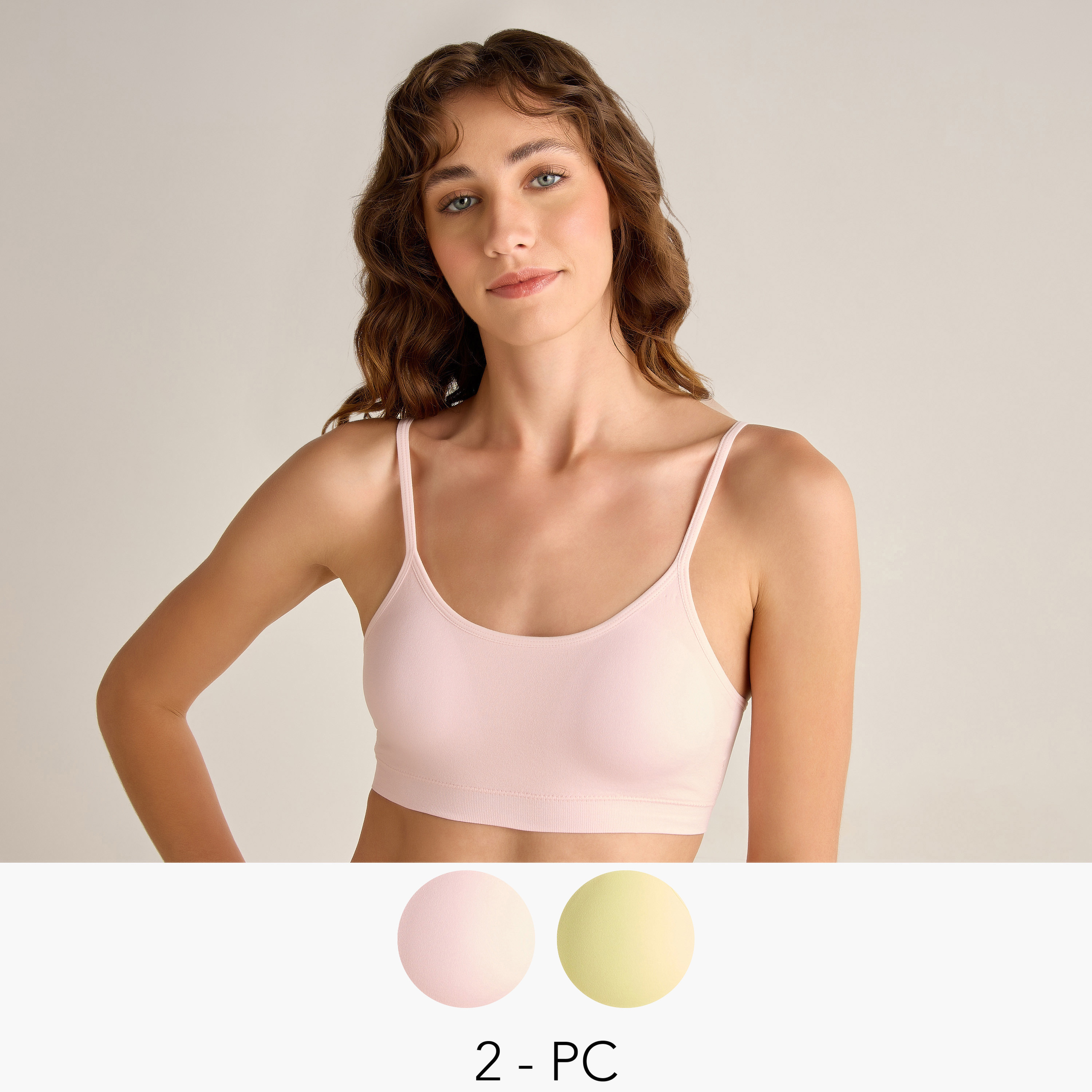 Bralette Medium Coverage Seamless -  Pack of 2-women-clothing-lingerie-bras-image-1