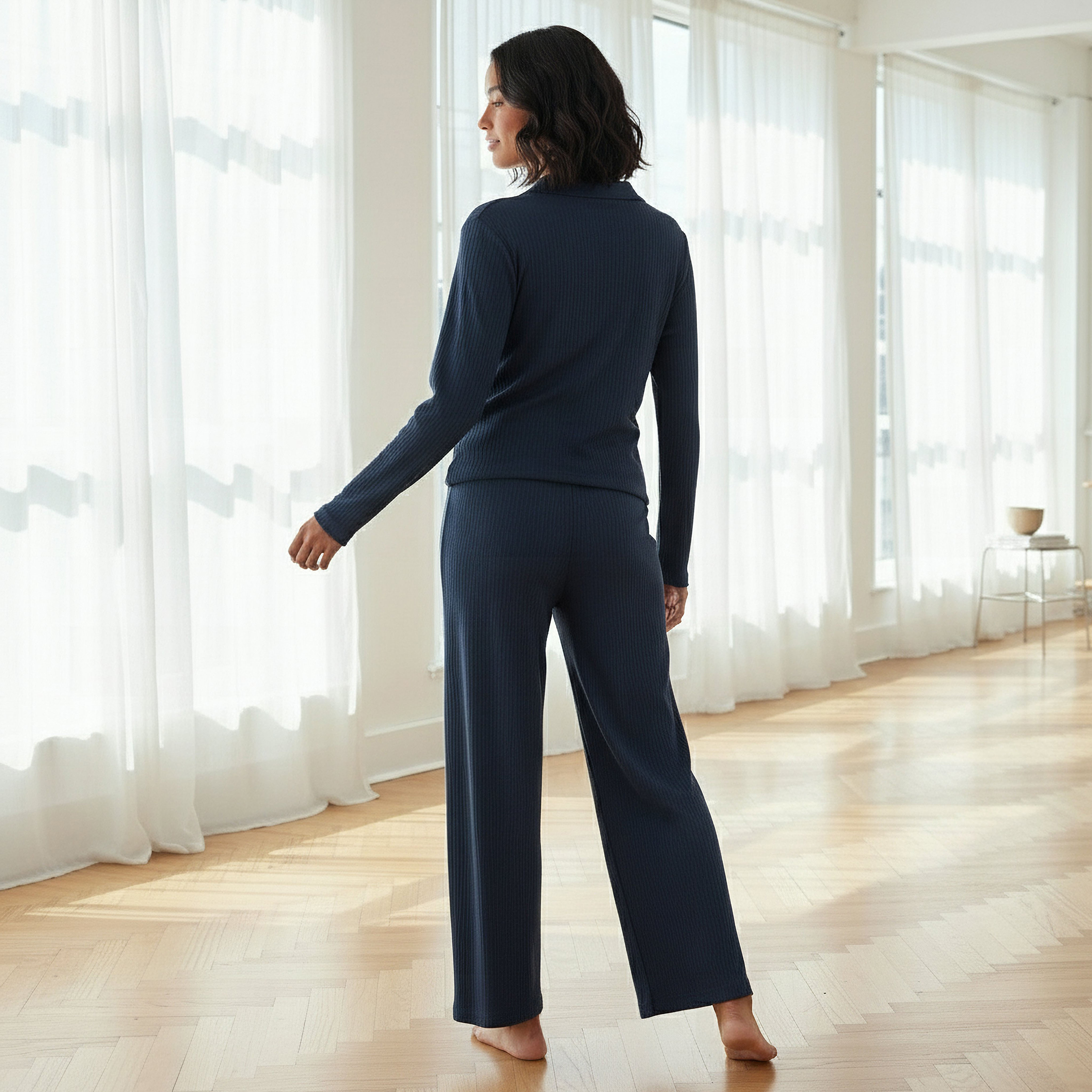 Pyjama Set Top & Trousers-women-clothing-nightwear-pyjamas-longsets-image-3