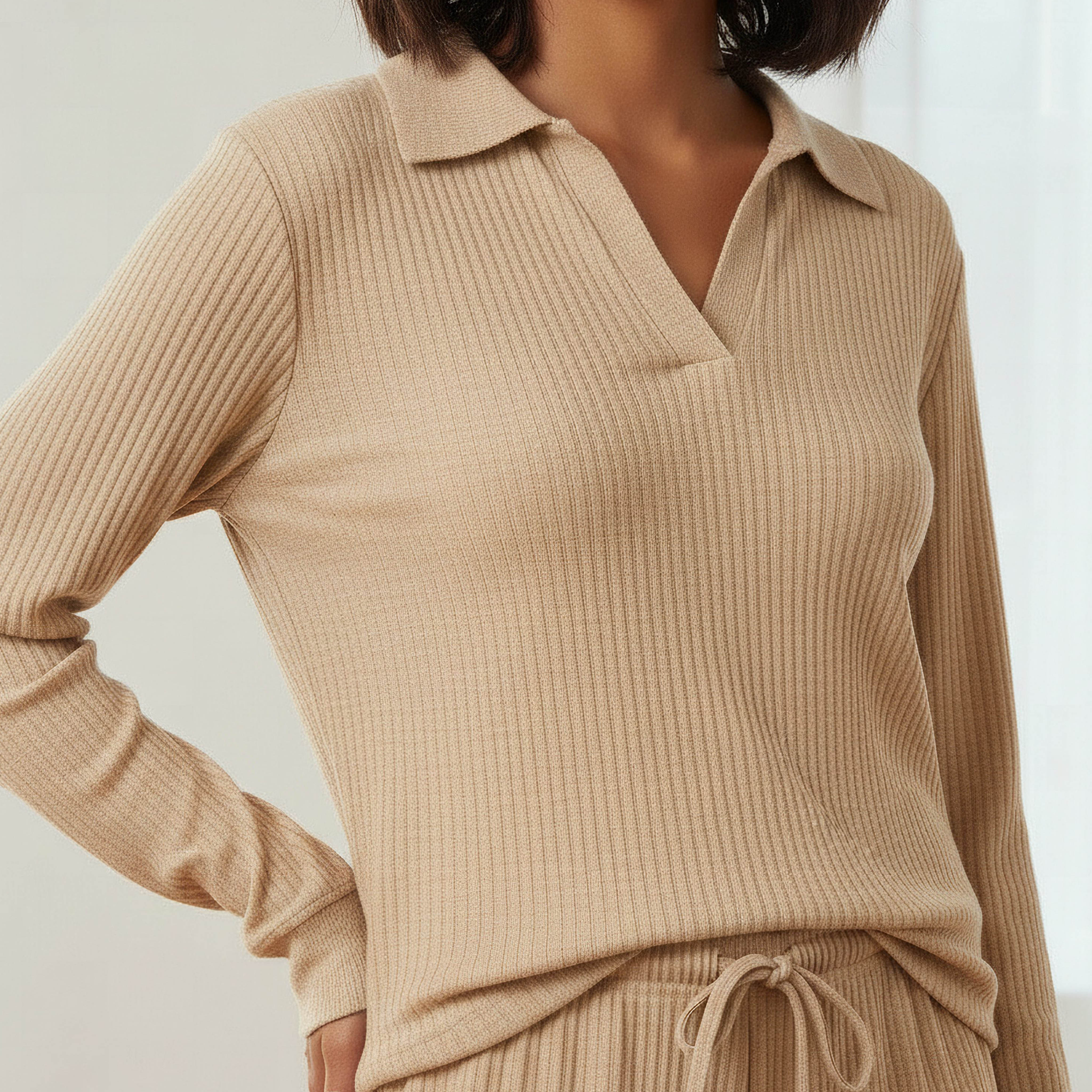 Pyjama Set Top & Trousers-women-clothing-nightwear-pyjamas-longsets-image-5