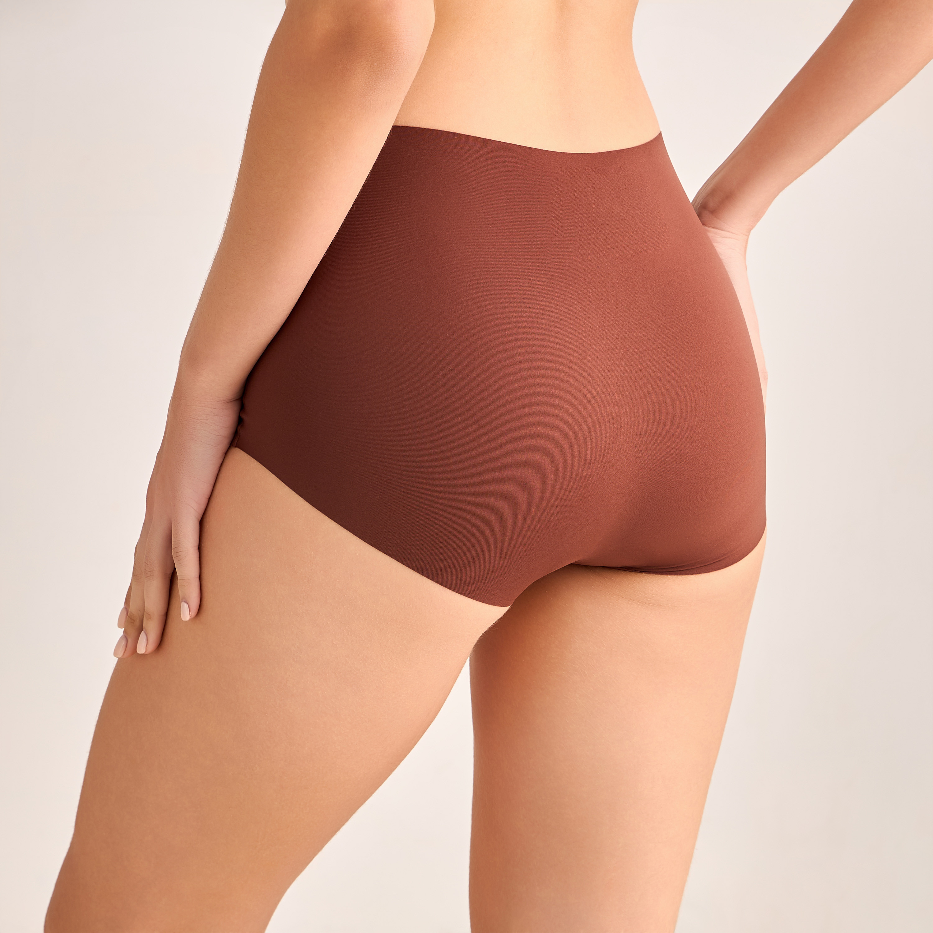 Seamless Boyshort Briefs-women-clothing-lingerie-panties-image-2