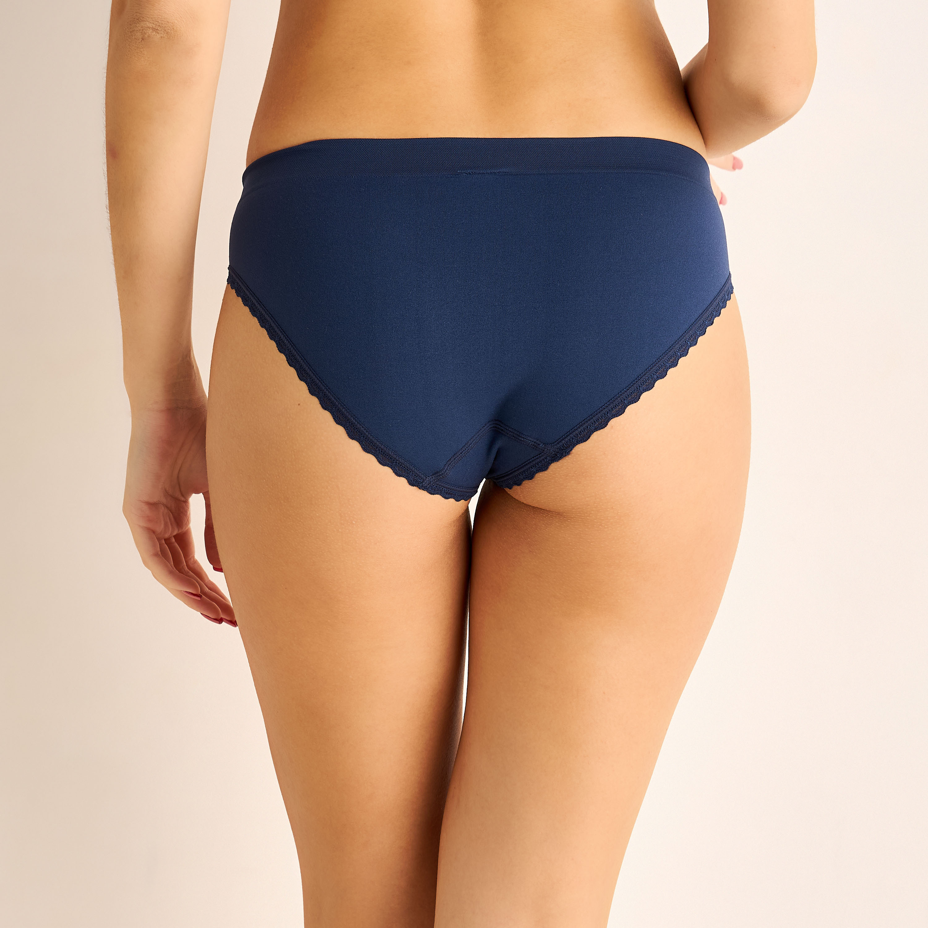 Skins Seamless Bikini Briefs with Scalloped Design-women-clothing-lingerie-panties-image-2