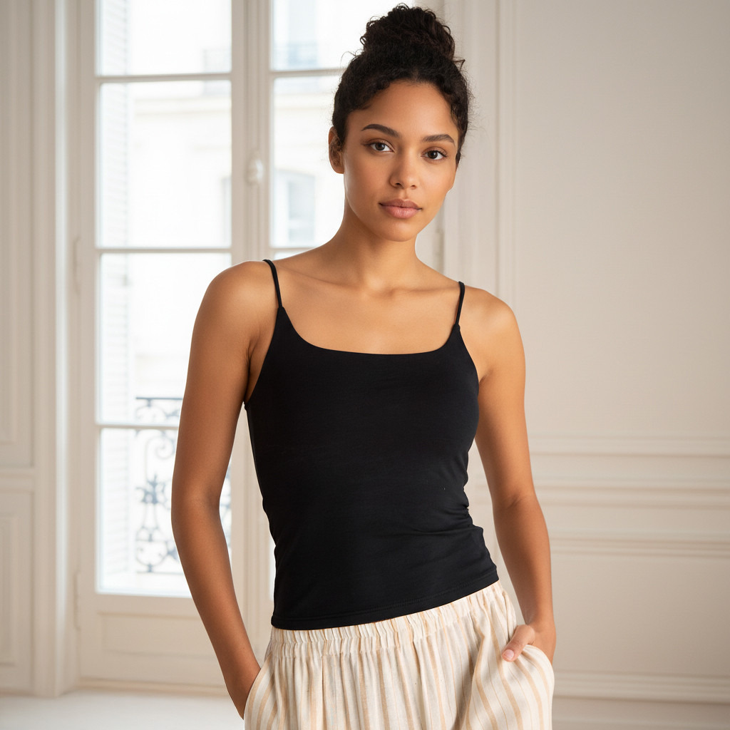 Shaping Camisole with Scoop Neck-women-clothing-lingerie-camisoles-image-1