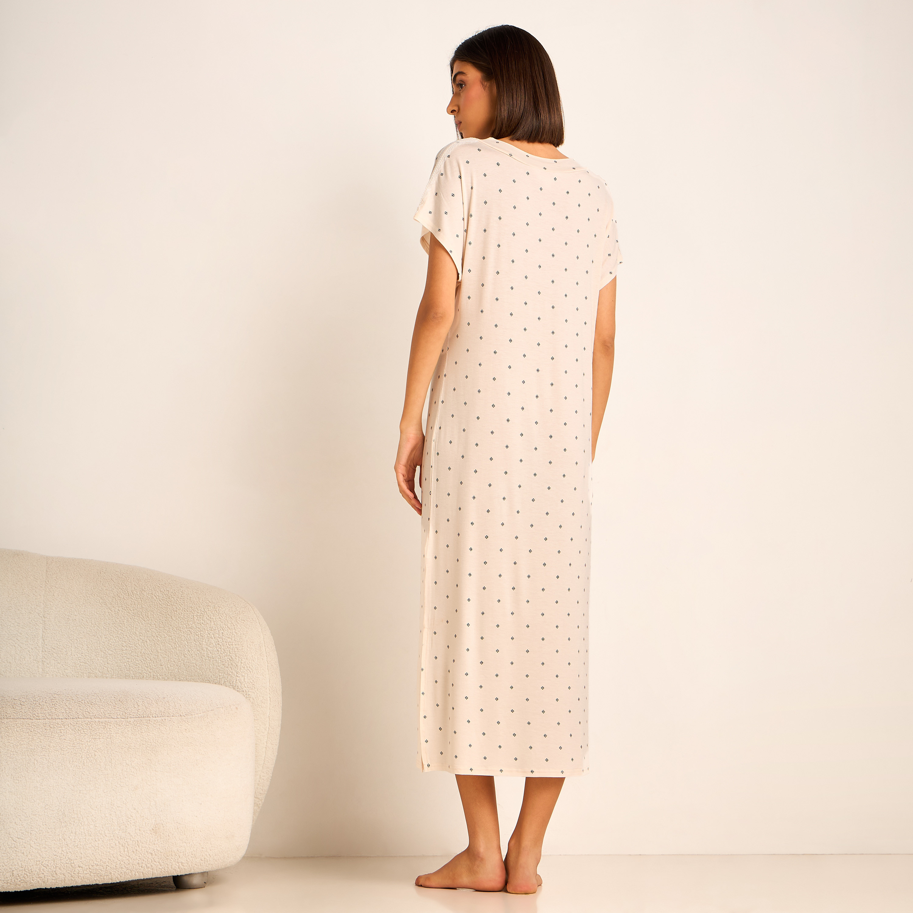 Night Gown Short Sleeve Printed-women-clothing-nightwear-nighties-image-3