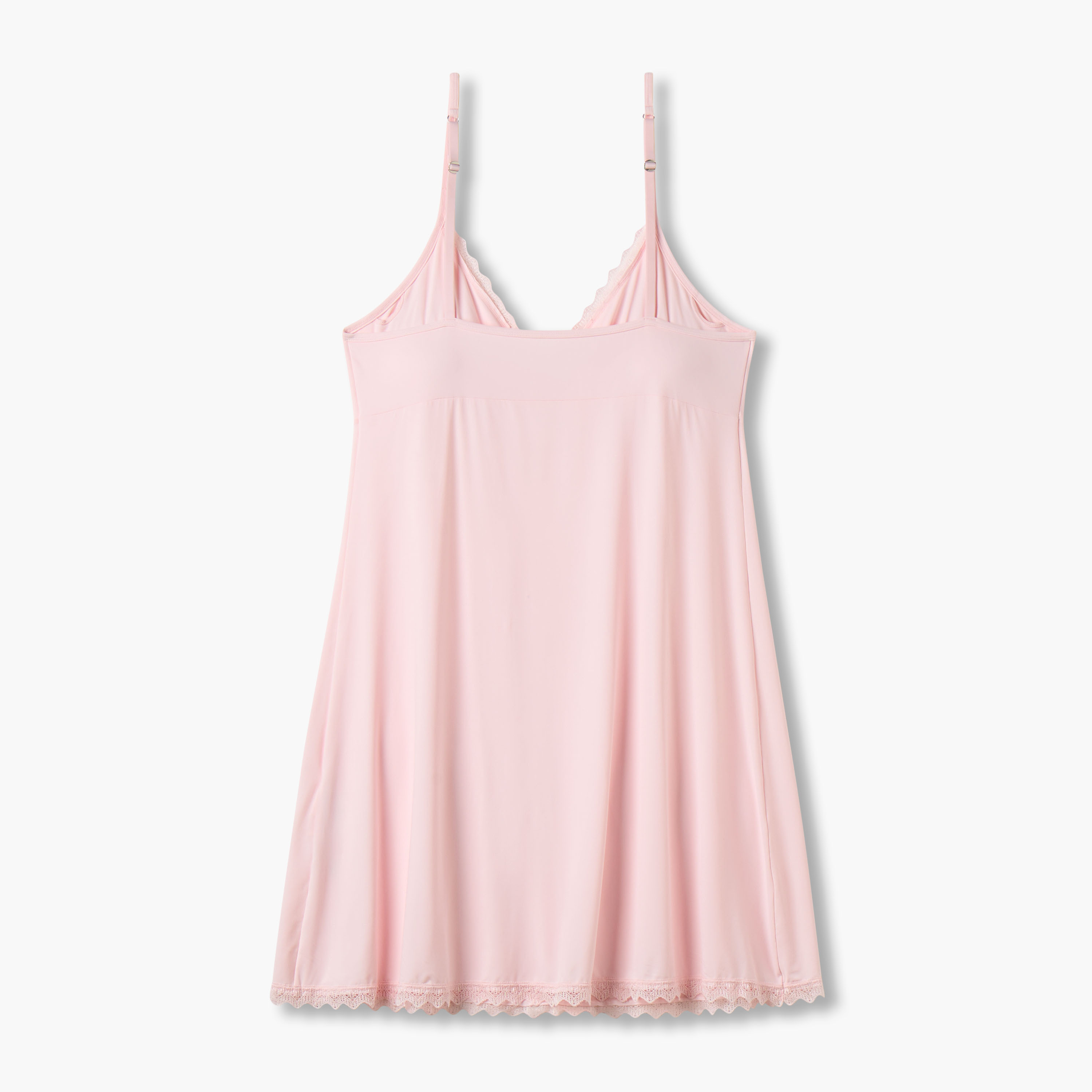 Slip Dress Sleeveless Lace Trim-women-clothing-nightwear-nighties-image-2