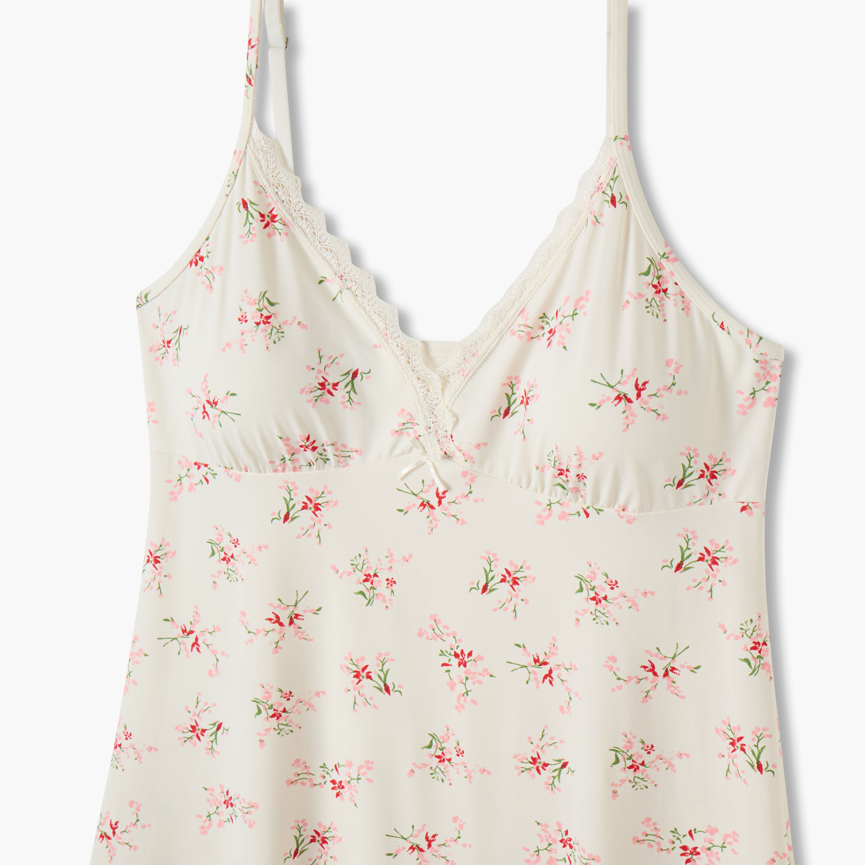 Slip Dress Sleeveless Lace Trim-women-clothing-nightwear-nighties-image-3