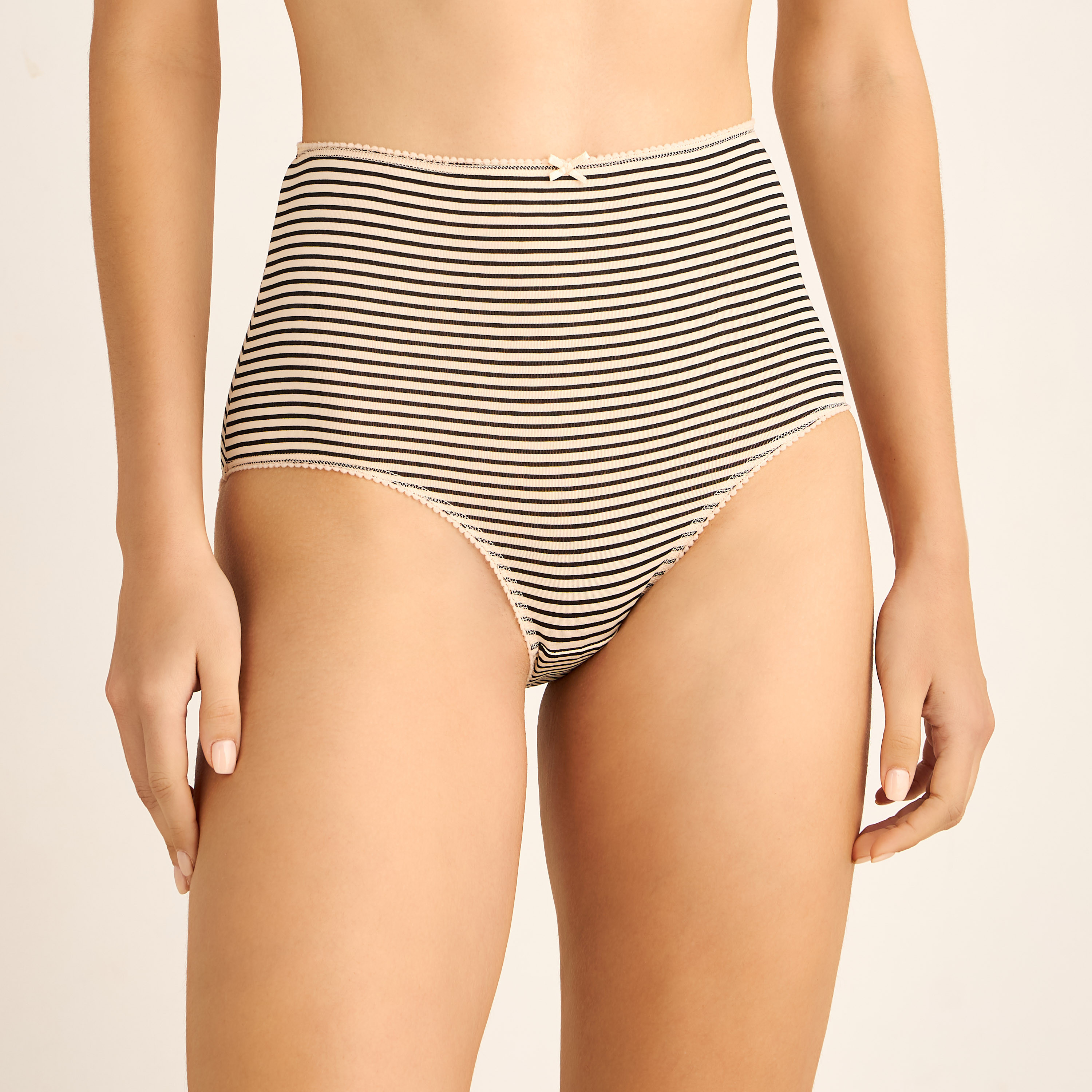 Set of 5 - Assorted High-Waist Full Briefs-women-clothing-lingerie-panties-image-2