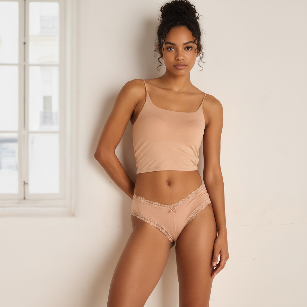 Brazilian Briefs with Lace Trim-women-clothing-lingerie-panties-image-4