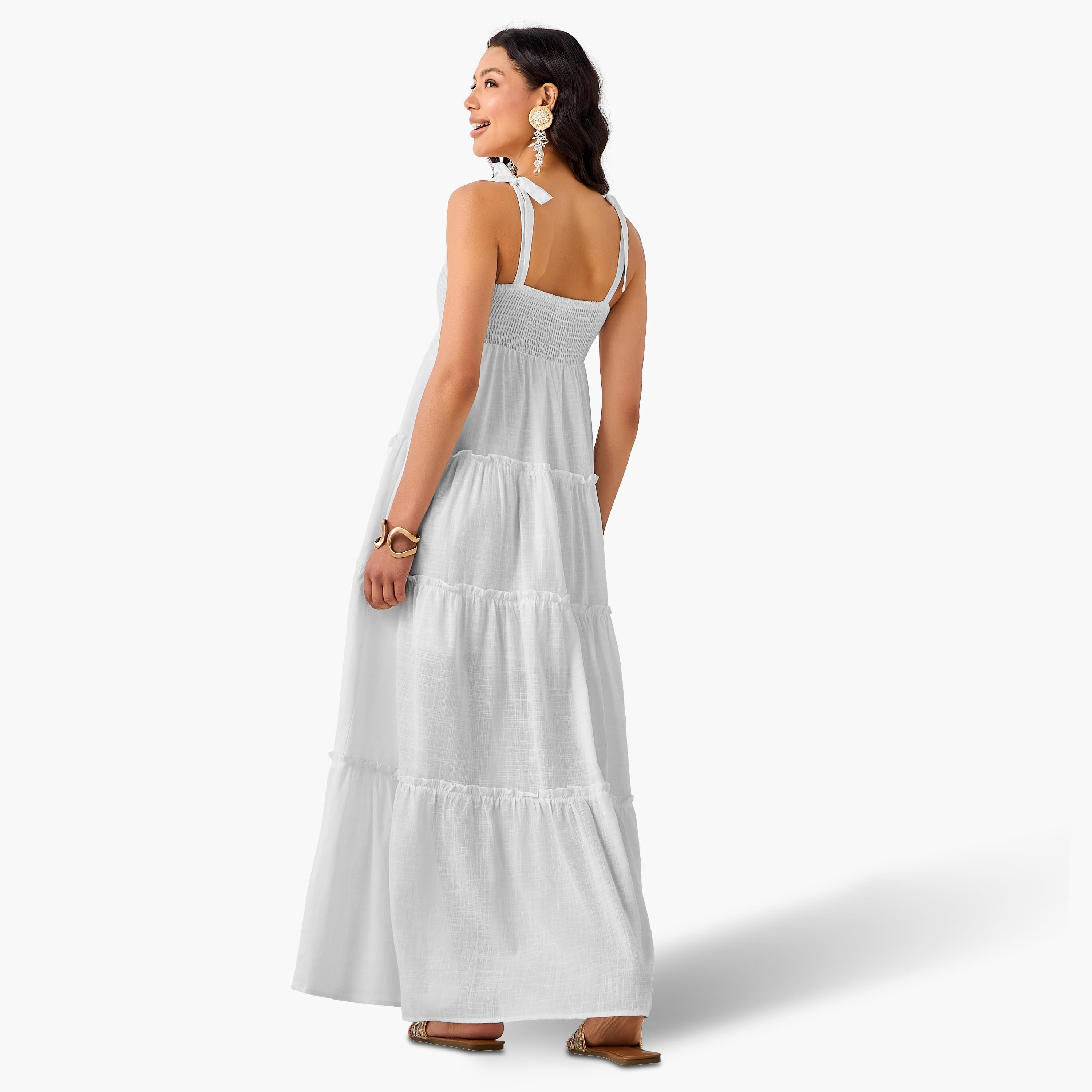 Women Rope Detail Tiered Maxi Dress-women-clothing-swimandbeach-beachwear-image-5