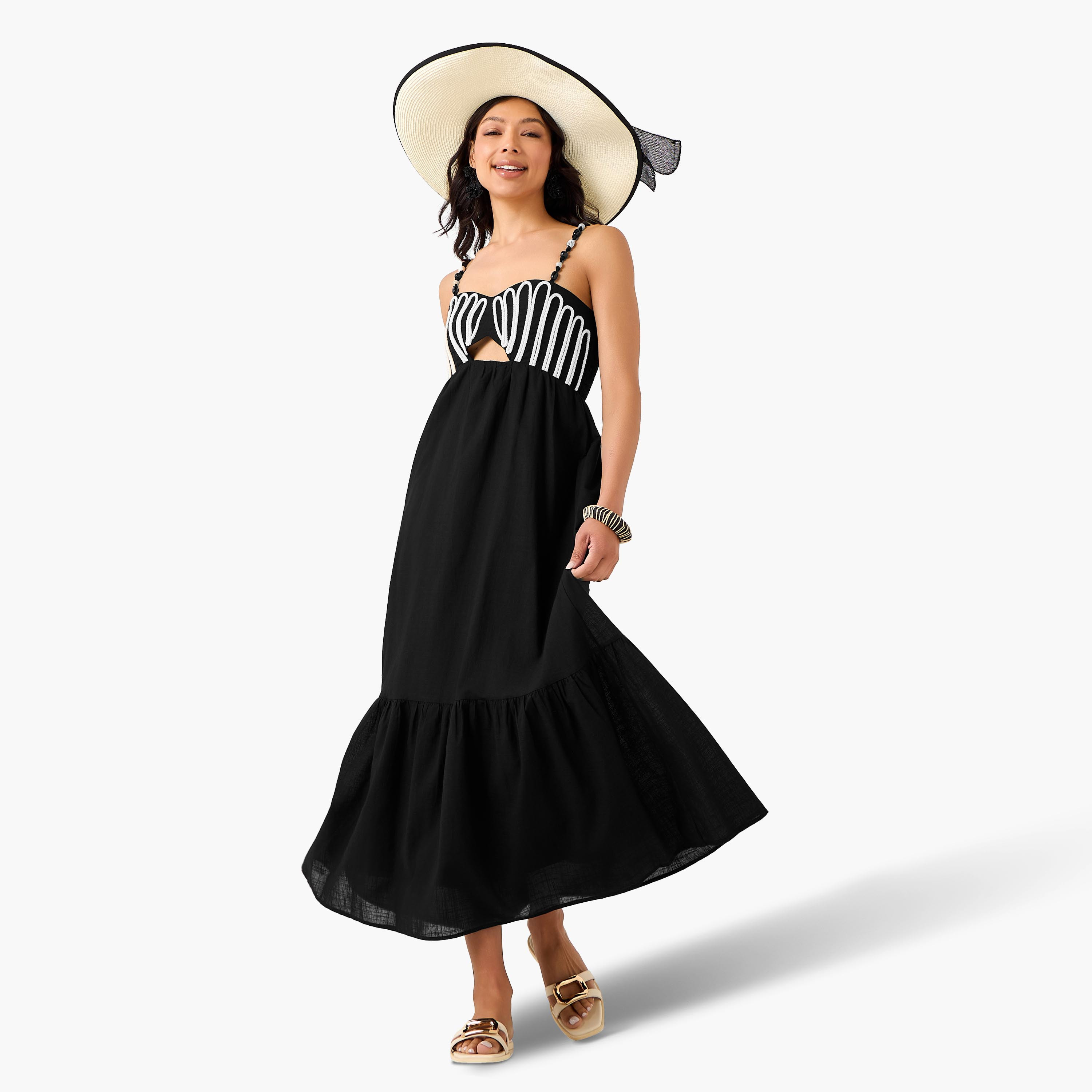 Women Cutout Detail Maxi Dress-women-clothing-swimandbeach-beachwear-image-3