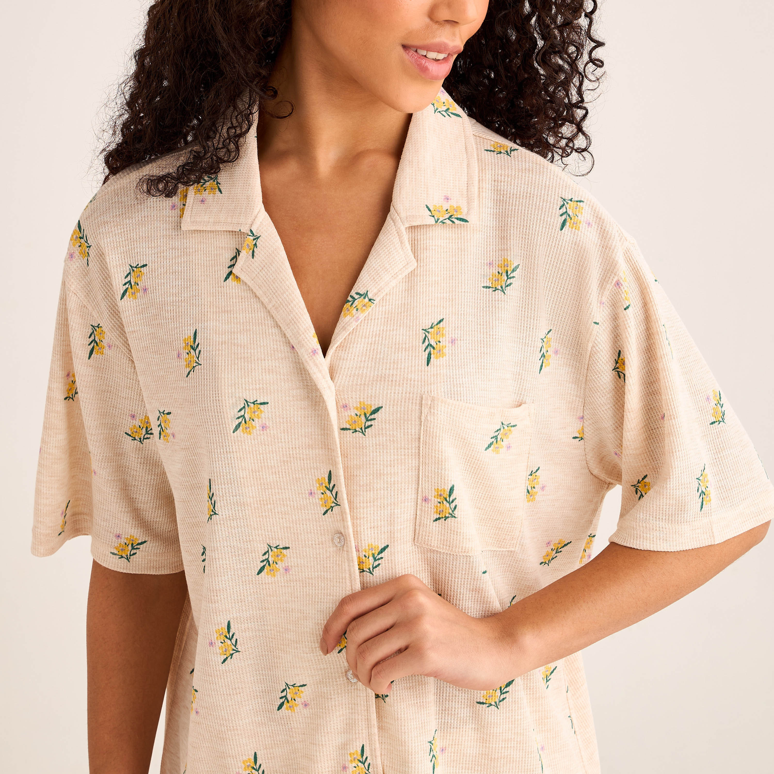 Pyjama Set Button-Down Shirt & Pants-women-clothing-nightwear-pyjamas-longsets-image-5