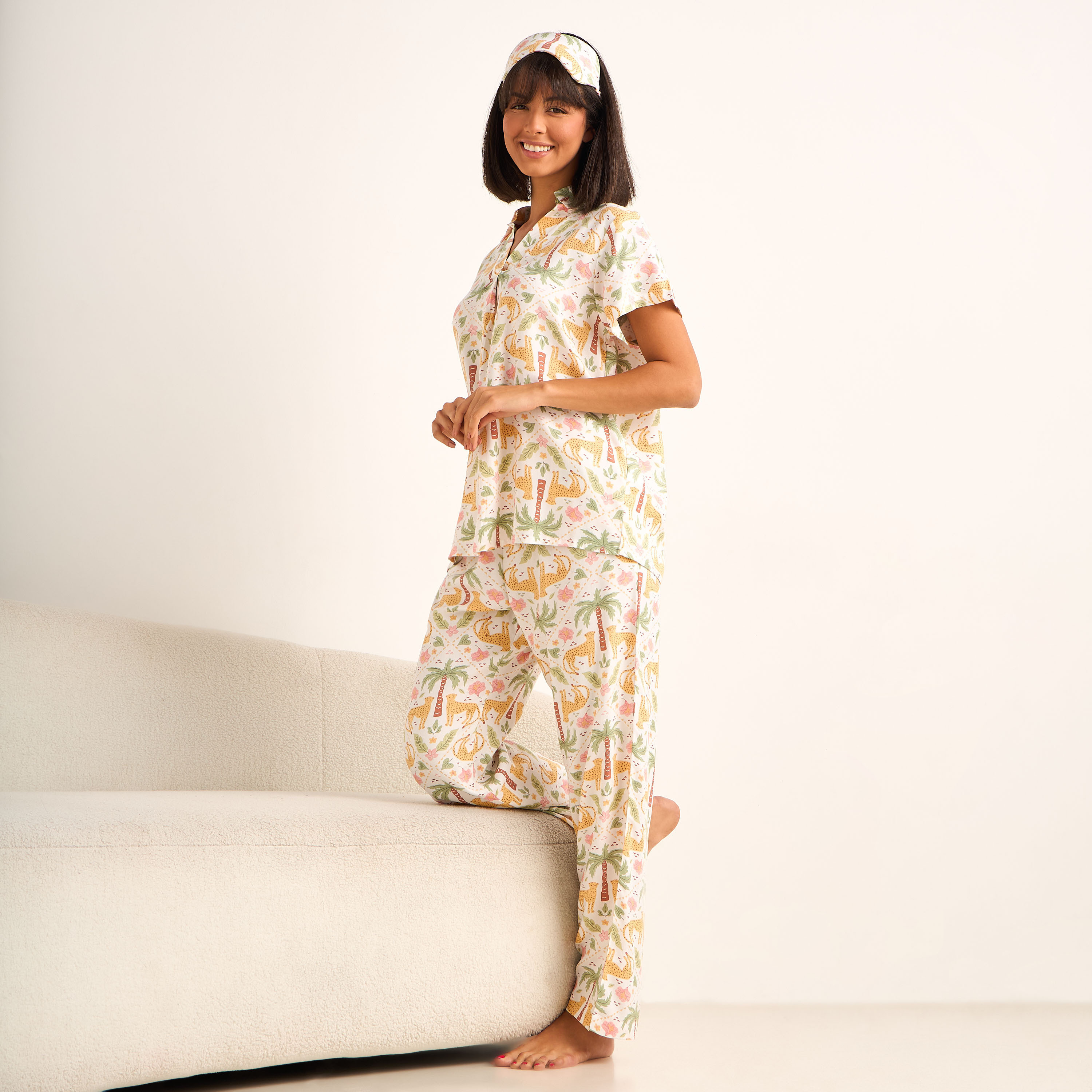 Pyjama Set Top & Trousers Viscose-women-clothing-nightwear-pyjamas-longsets-image-1