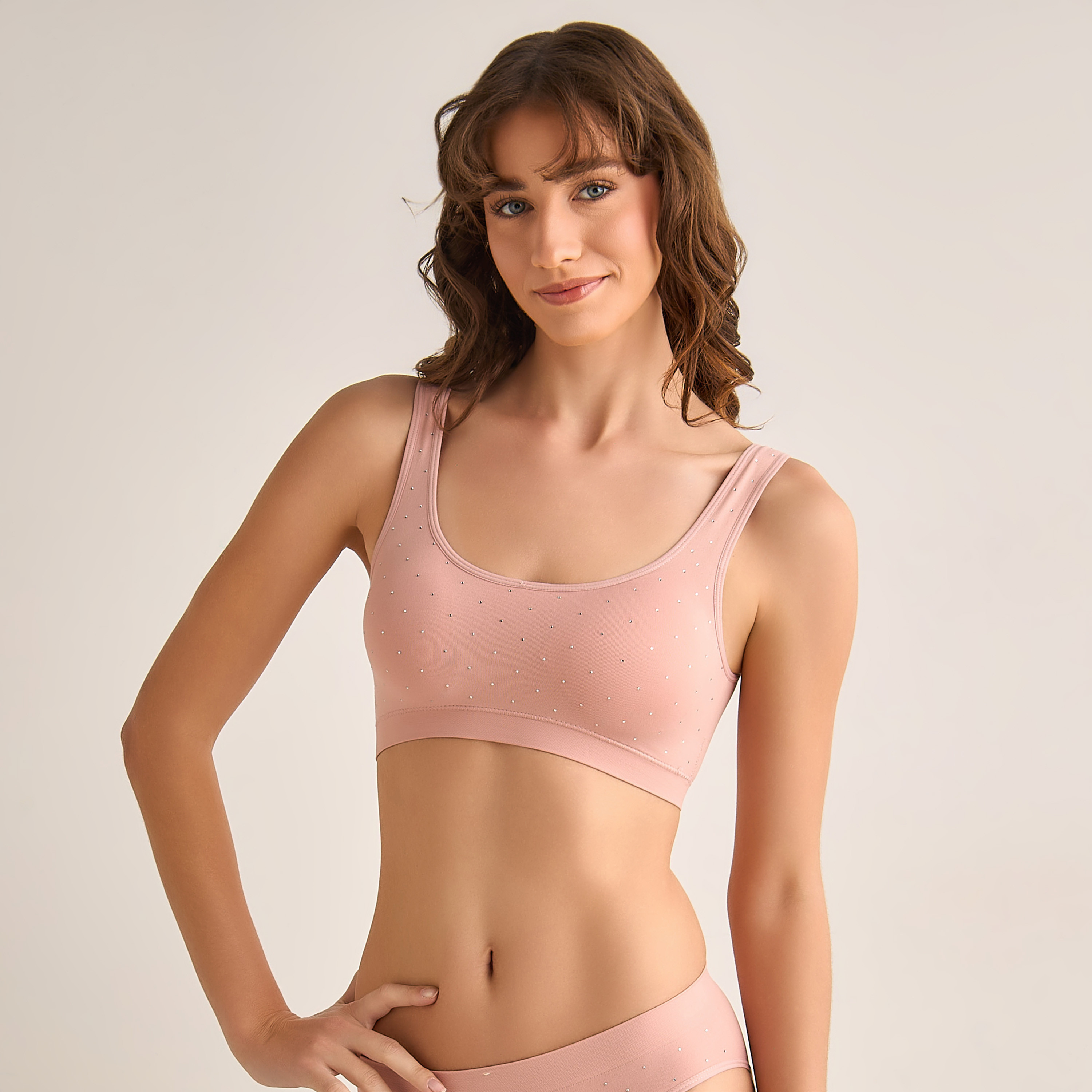 Skins Seamless Sports Bra Full Coverage-women-clothing-lingerie-bras-image-1