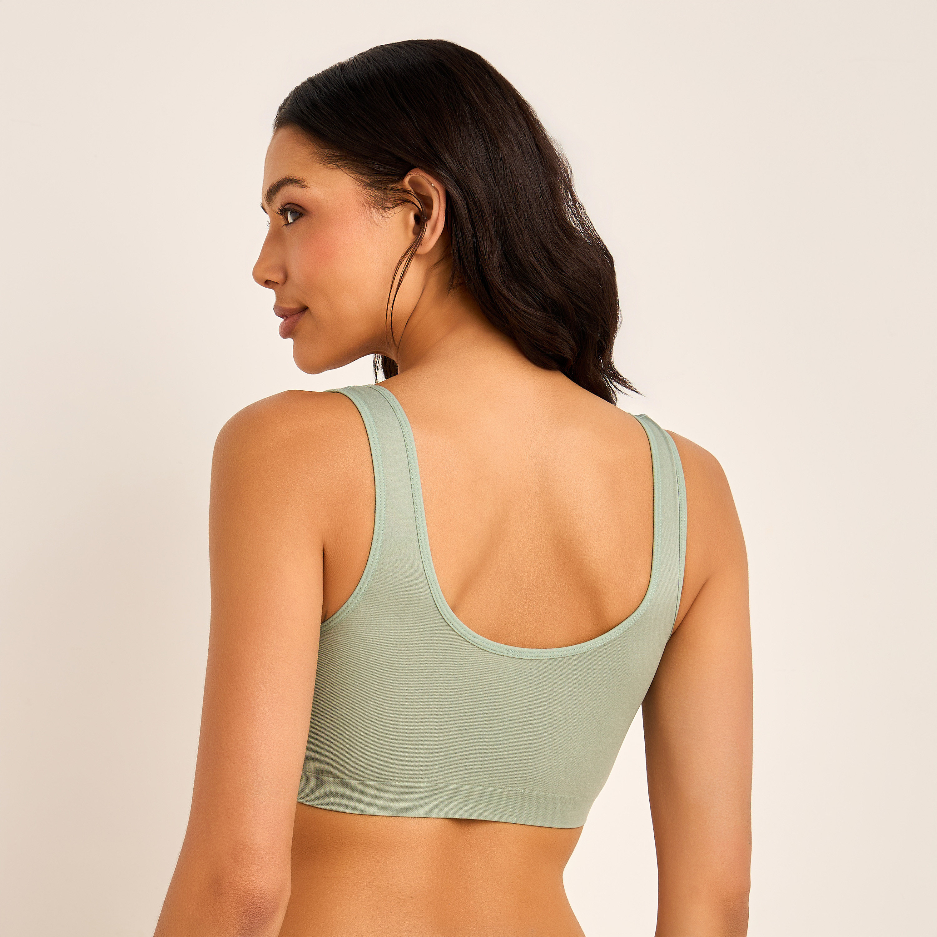 Skins Seamless Sports Bra Full Coverage-women-clothing-lingerie-bras-image-2